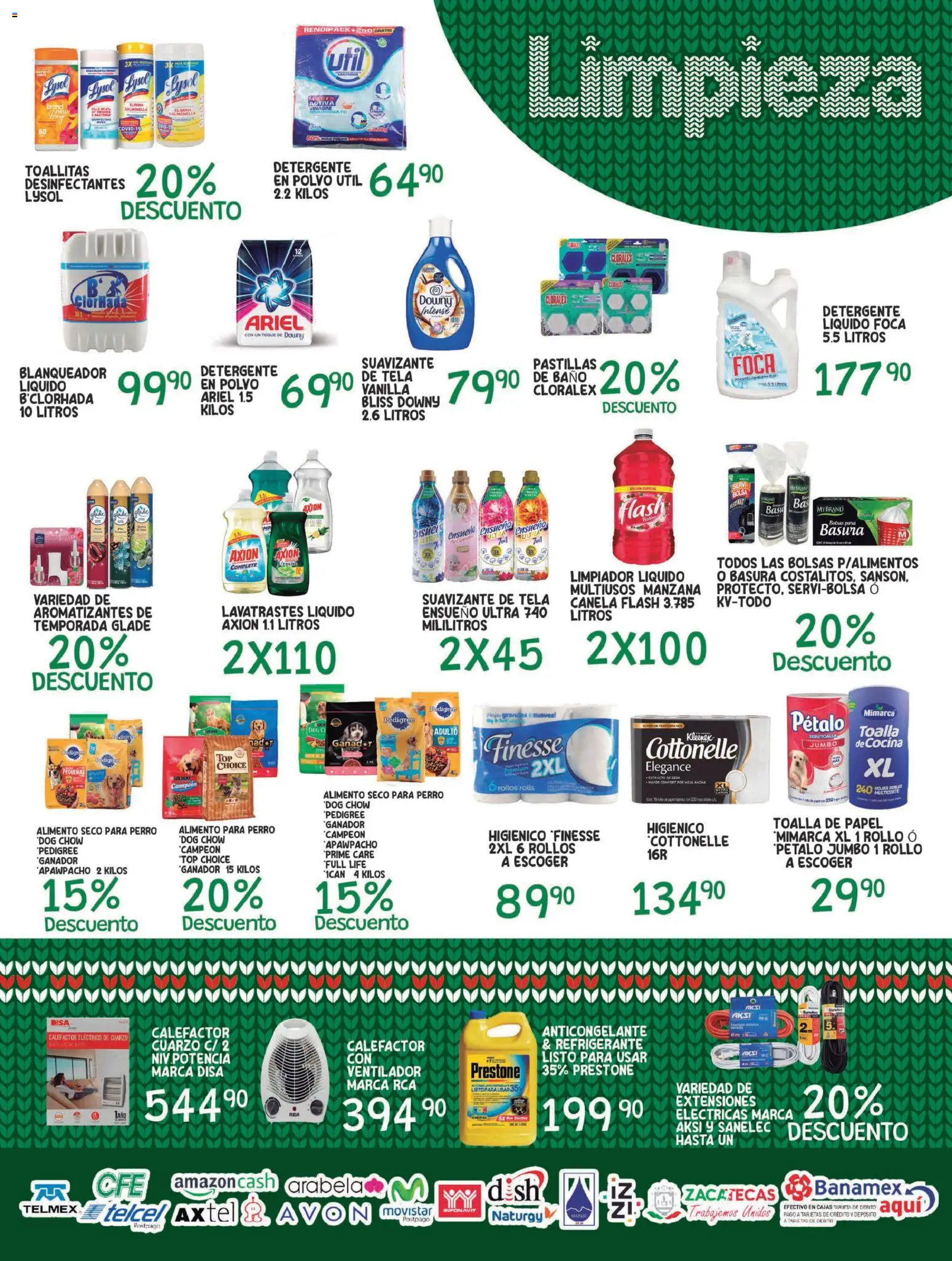 Nuevas ofertas de Alsuper válidas en toda la República Mexicana desde el 09.12.2025. ¡Encuentra las mejores ofertas en Alsuper folleto Zacatecas! | Página: 5 | Productos: Vinagre, Extensión, Toalla, Bowl
