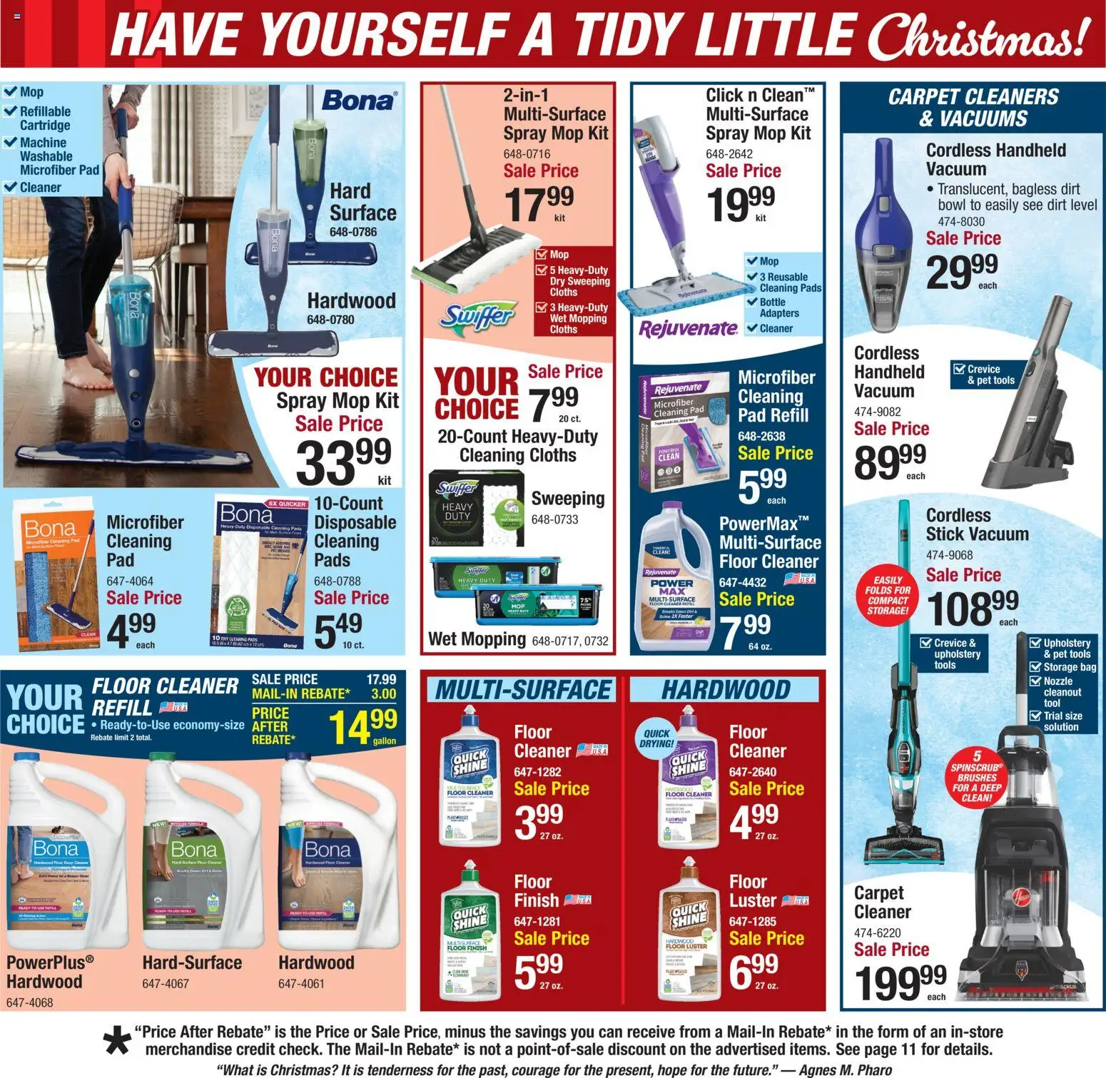 Menards Weekly Ad - valid from 04.12.2025 | Page: 16 | Products: Vacuum, Carpet, Pads, Bag
