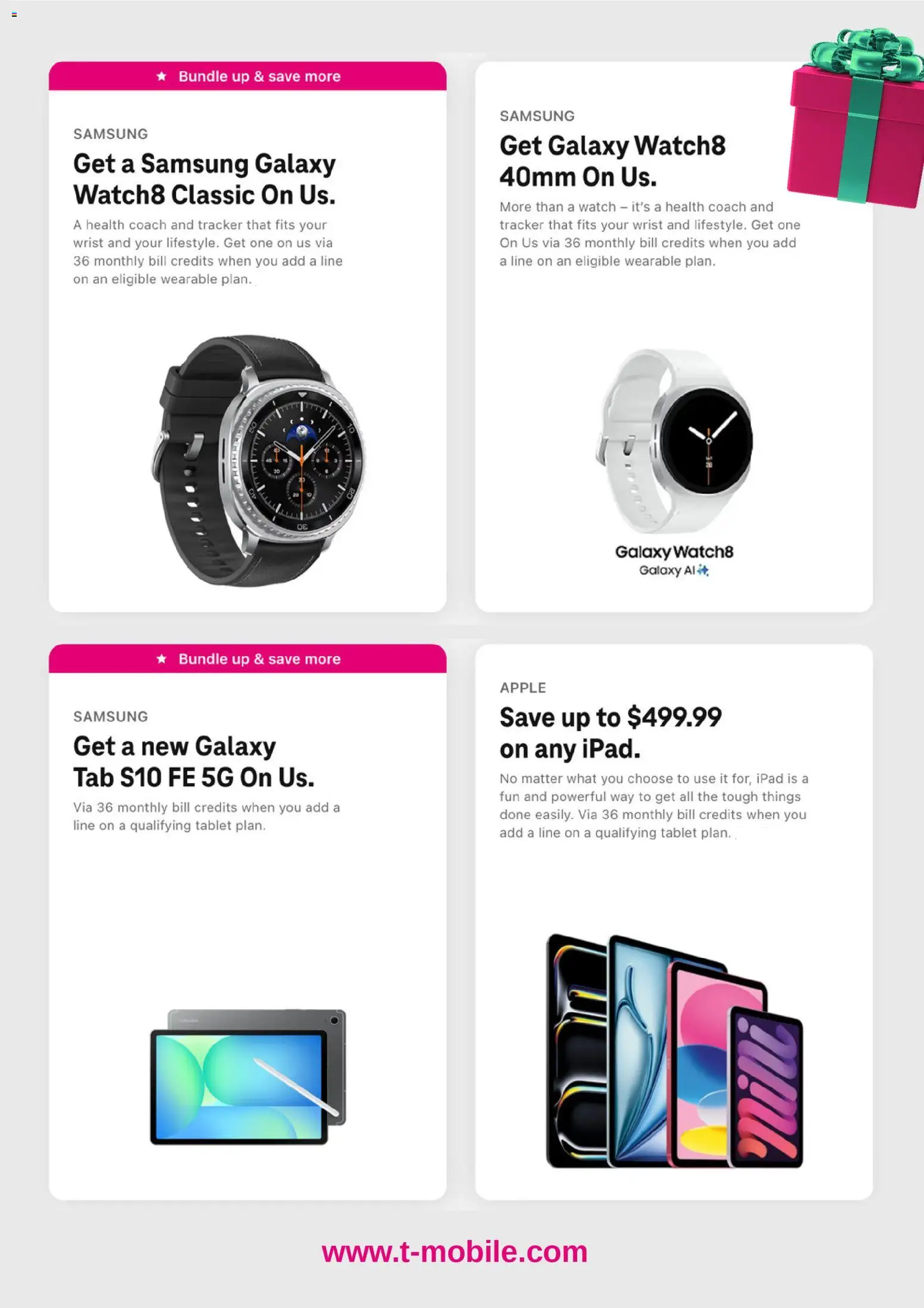 T-mobile Monthly Ad - valid from 01.12.2025 | Page: 6 | Products: Watch, Tablet, Ipad