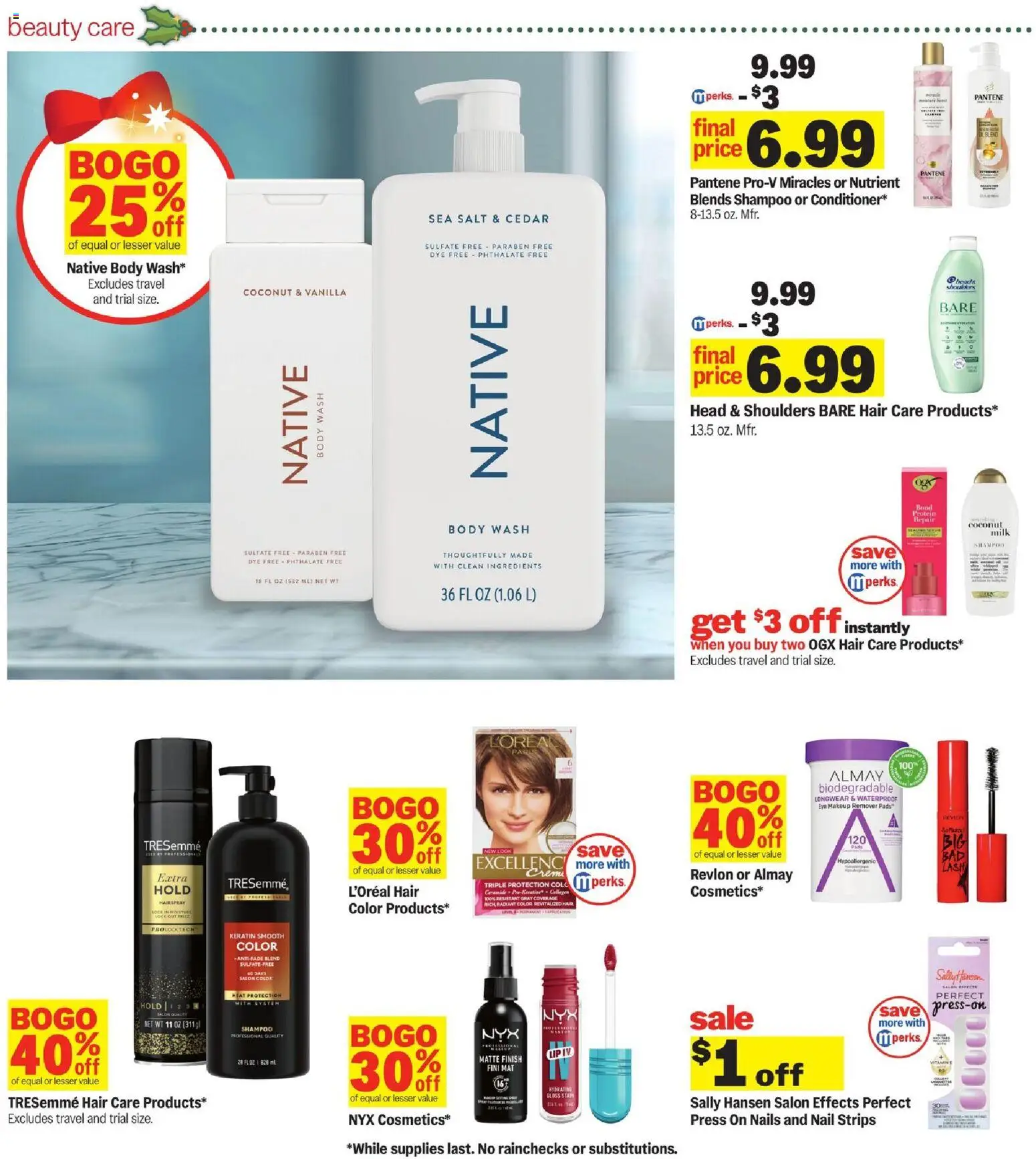 Meijer Weekly Ad - valid from 03.12.2025 | Page: 32 | Products: Makeup Remover, Pads, Body Wash, Salt