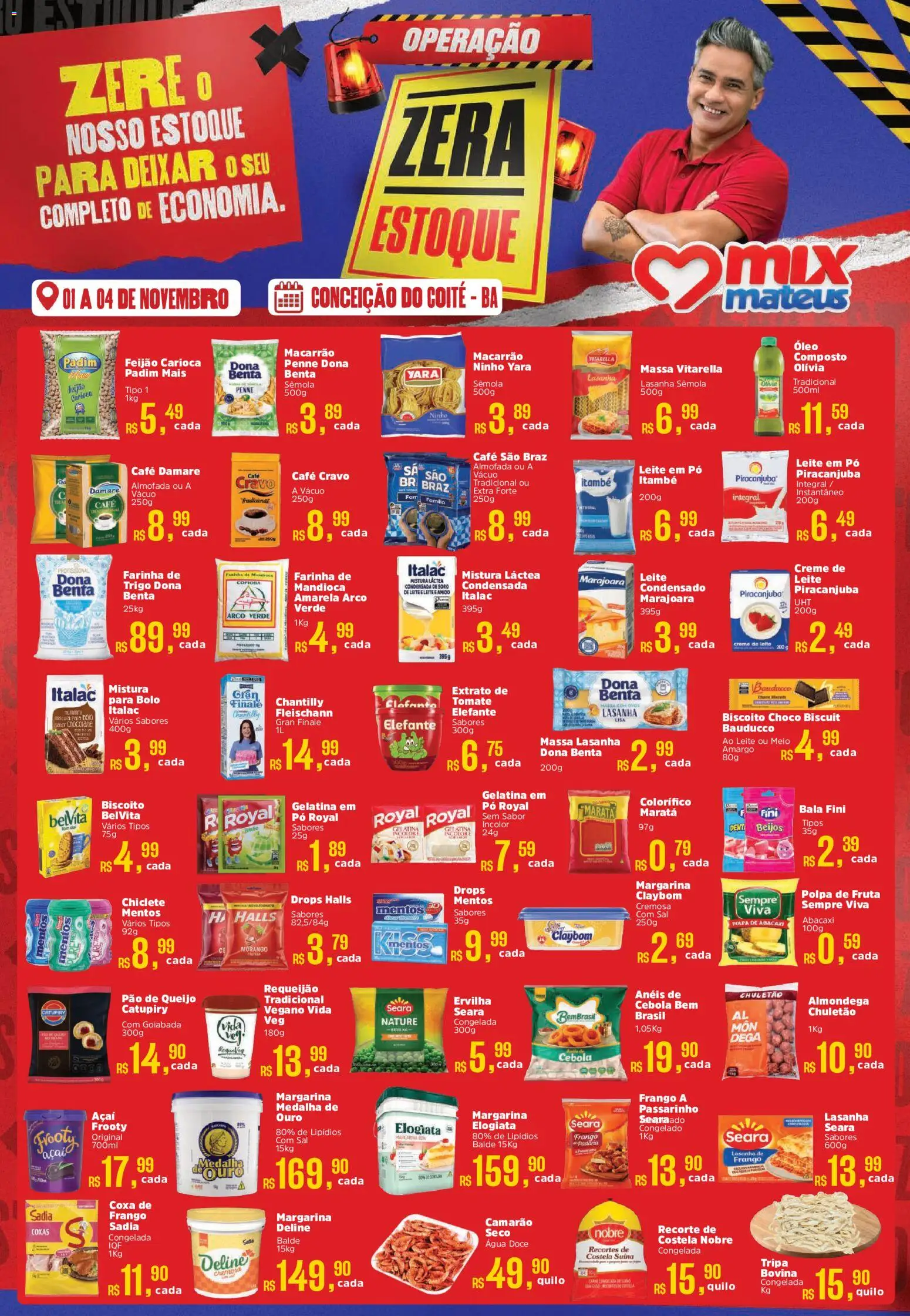 Mateus Folheto - válido de 01.11.2025 | Página: 1 | Produtos: Leite, Queijo, Sal, Balde