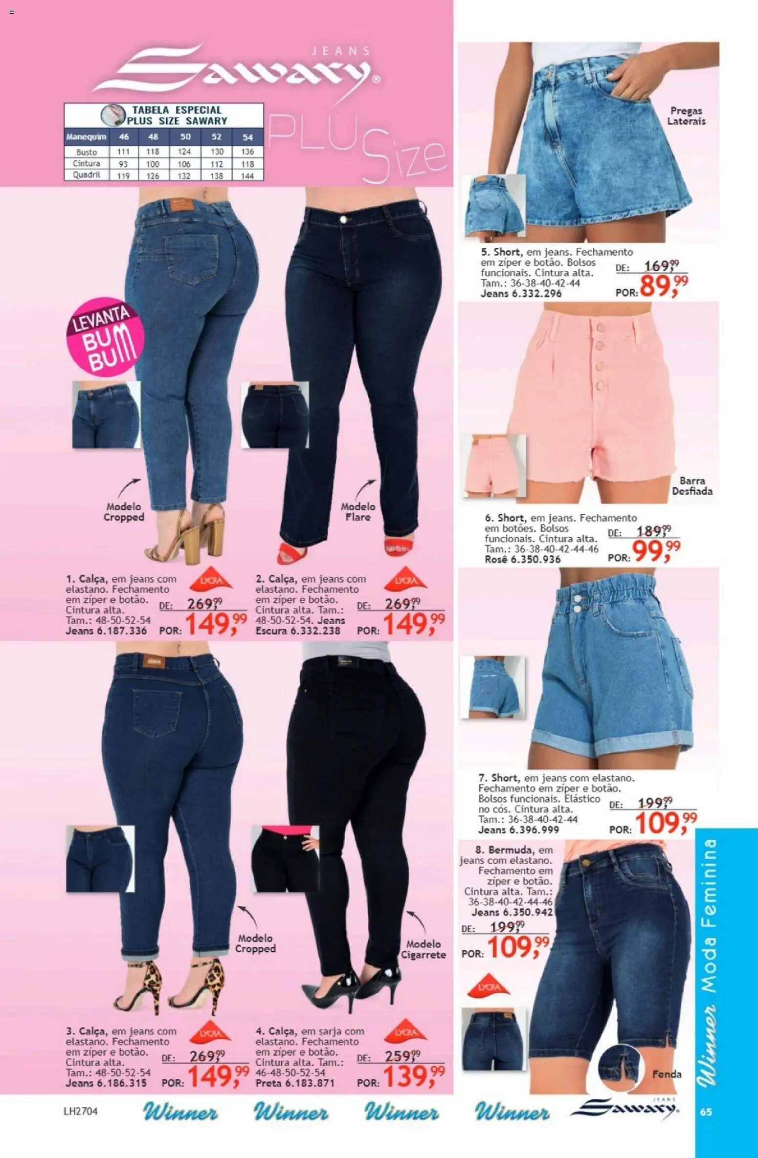 Quatro Estações Folheto - válido de 01.01.2026 | Página: 65 | Produtos: Jeans