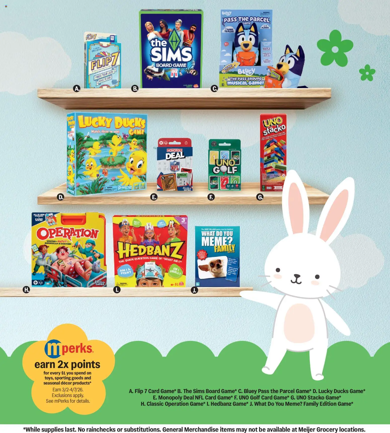 Meijer Meijer Easter Gift Guide - valid from 18.03.2026 | Page: 6 | Products: Press, Game