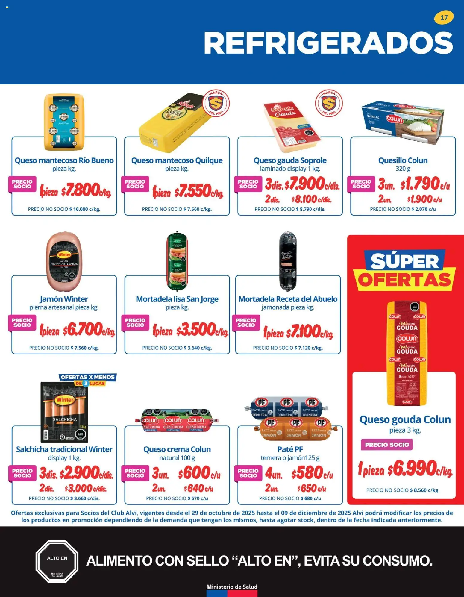 Black Friday Alvi │ válido desde el 04.11.2025 | Página: 17 | Productos: Paté, Queso, Jamón, Crema