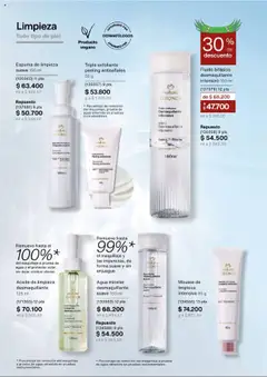 Natura revista - valida desde el 03.09.2025 | Página: 87 | Productos: Agua, Maquillaje, Desmaquillante, Peeling