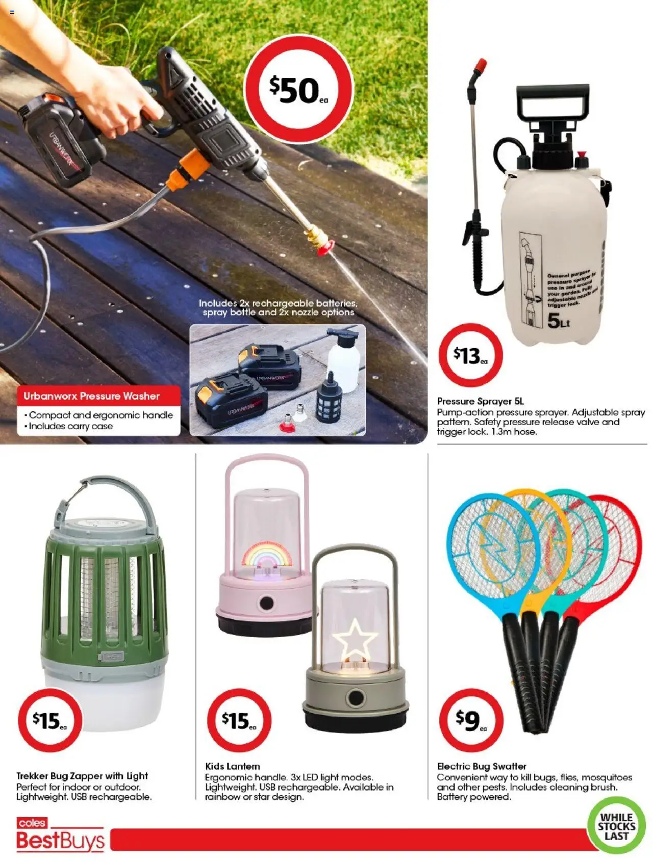 Coles catalogue - valid from 12.09.2025 | Page: 4 | Products: Battery, Ergonomic, Usb, Washer
