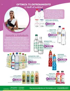 Cruz Verde - Bebestibles y Snacks válido desde el 01.03.2026 | Página: 2 | Productos: Agua, Fuente