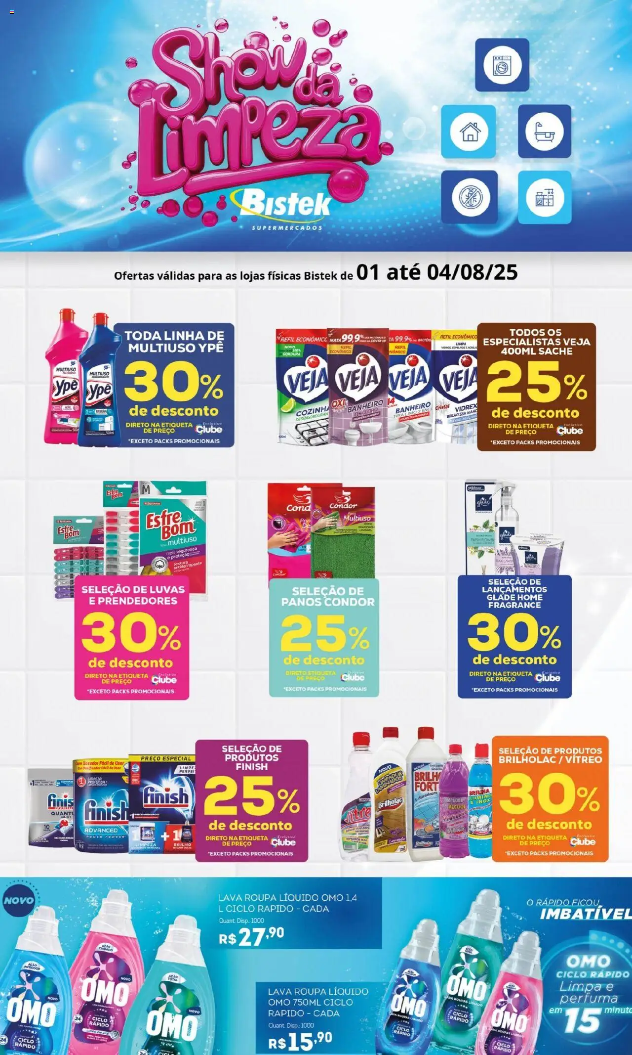 Bistek Supermercados Folheto - válido de 01.08.2025 | Página: 3 | Produtos: Roupas, Luvas