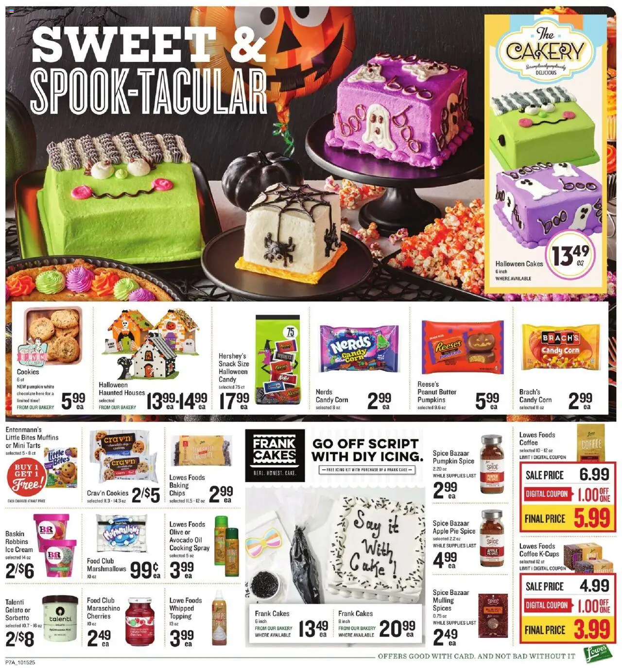 Lowes Foods Weekly Ad - NC - valid from 15.10.2025 | Page: 13 | Products: Corn, Cherries, Oil, Cookies