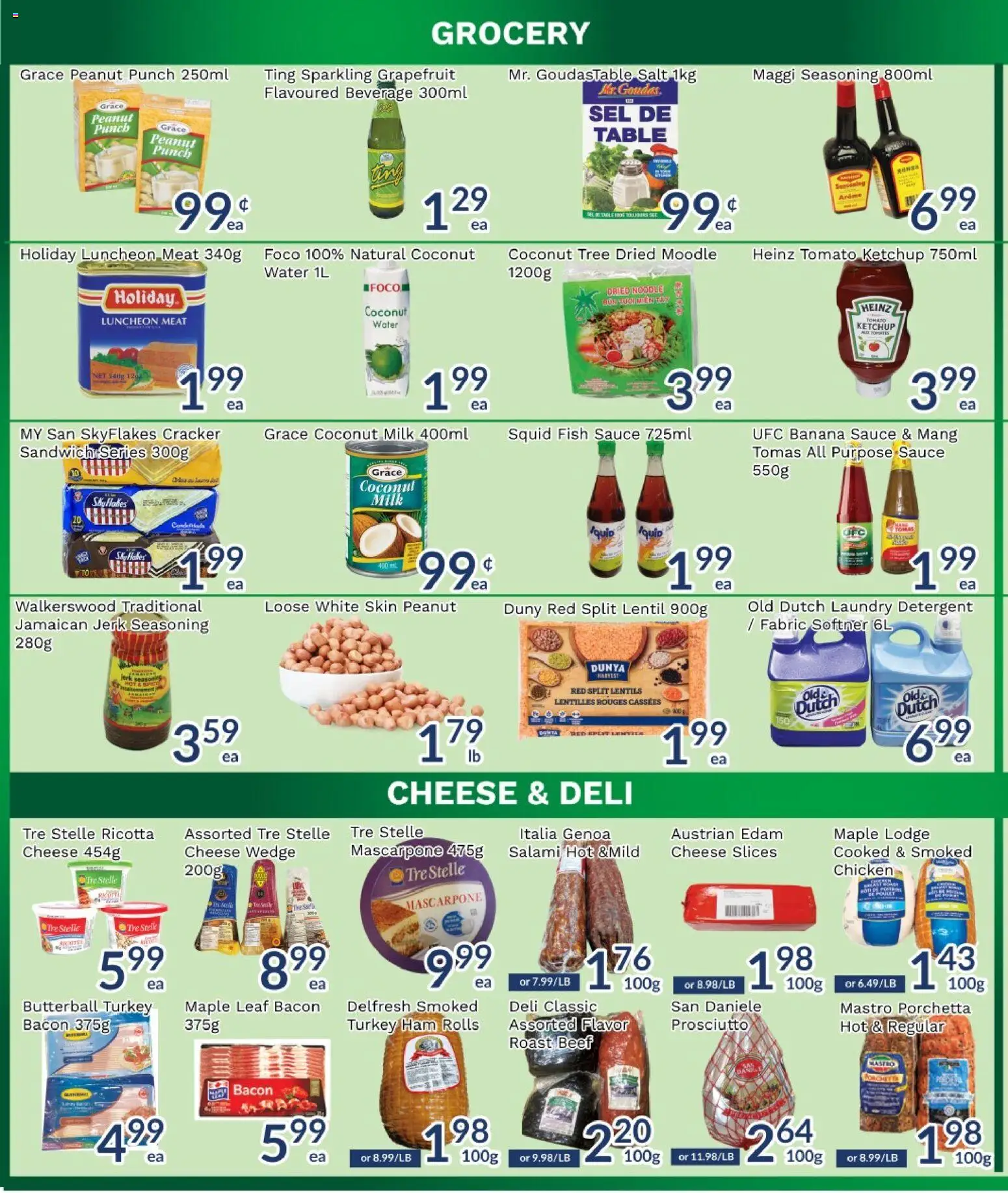 Oceans flyer valid from 03.04.2026 | Page: 3 | Products: Ketchup, Cheese, Salami, Ham