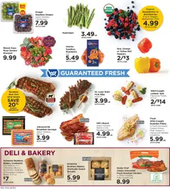 QFC Weekly Ad - valid from 23.07.2025 | Page: 10 | Products: Mandarins, Peppers, Sausage, Croissants