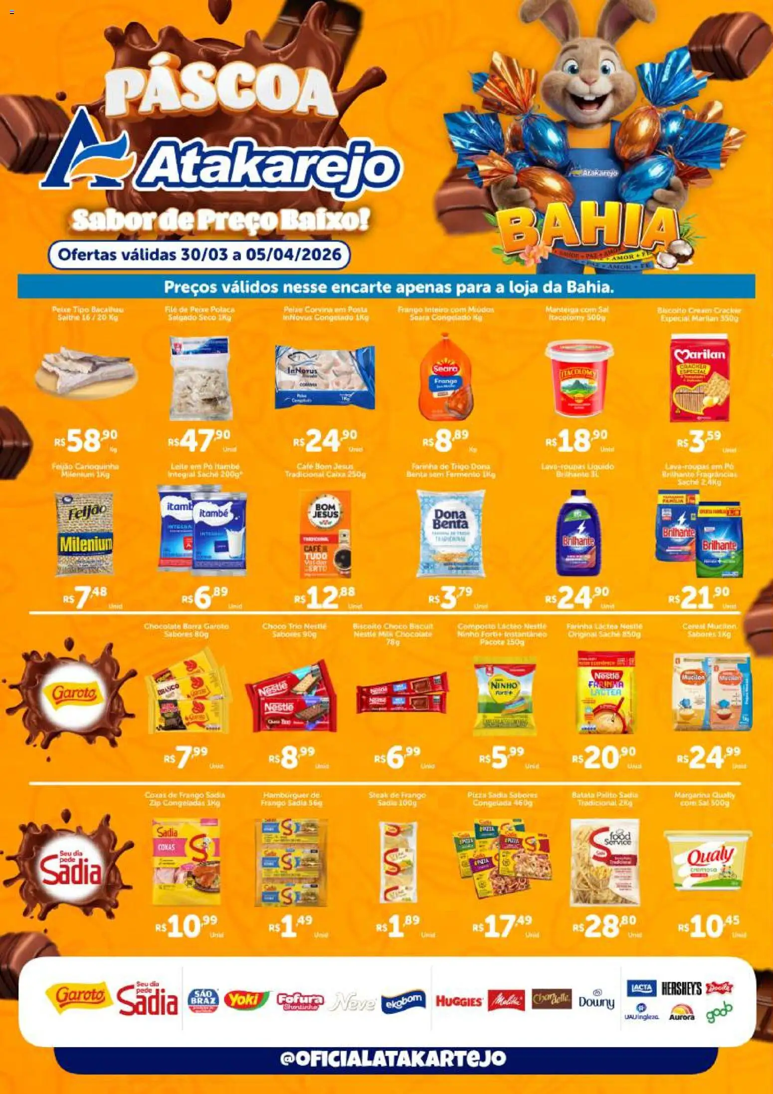 Atakarejo Folheto - válido de 30.04.2026 | Página: 1 | Produtos: Caixa, Roupas, Batata, Cream cracker