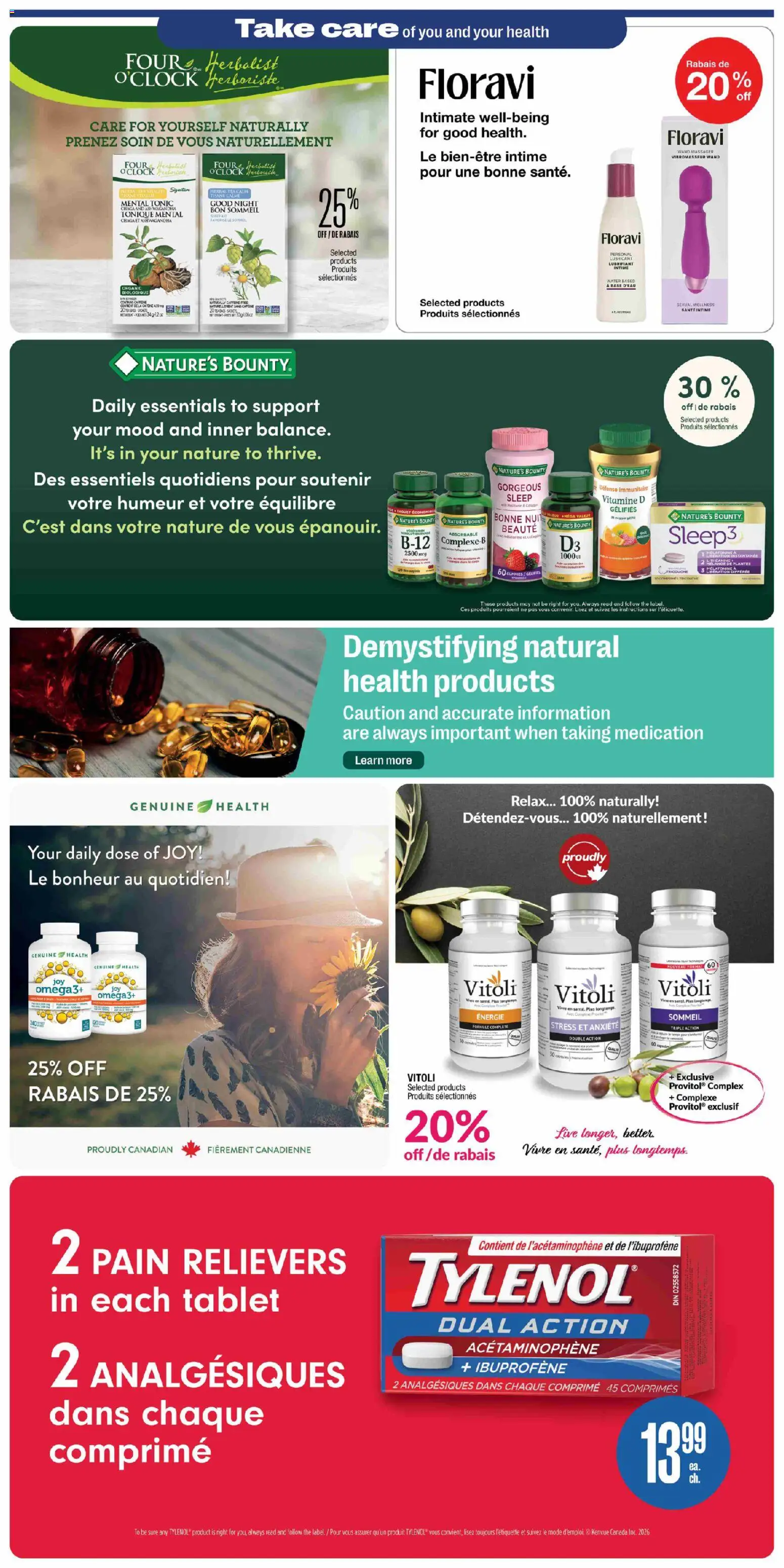 Jean Coutu flyer valid from 30.04.2026 | Page: 9 | Products: Tea, Tablet