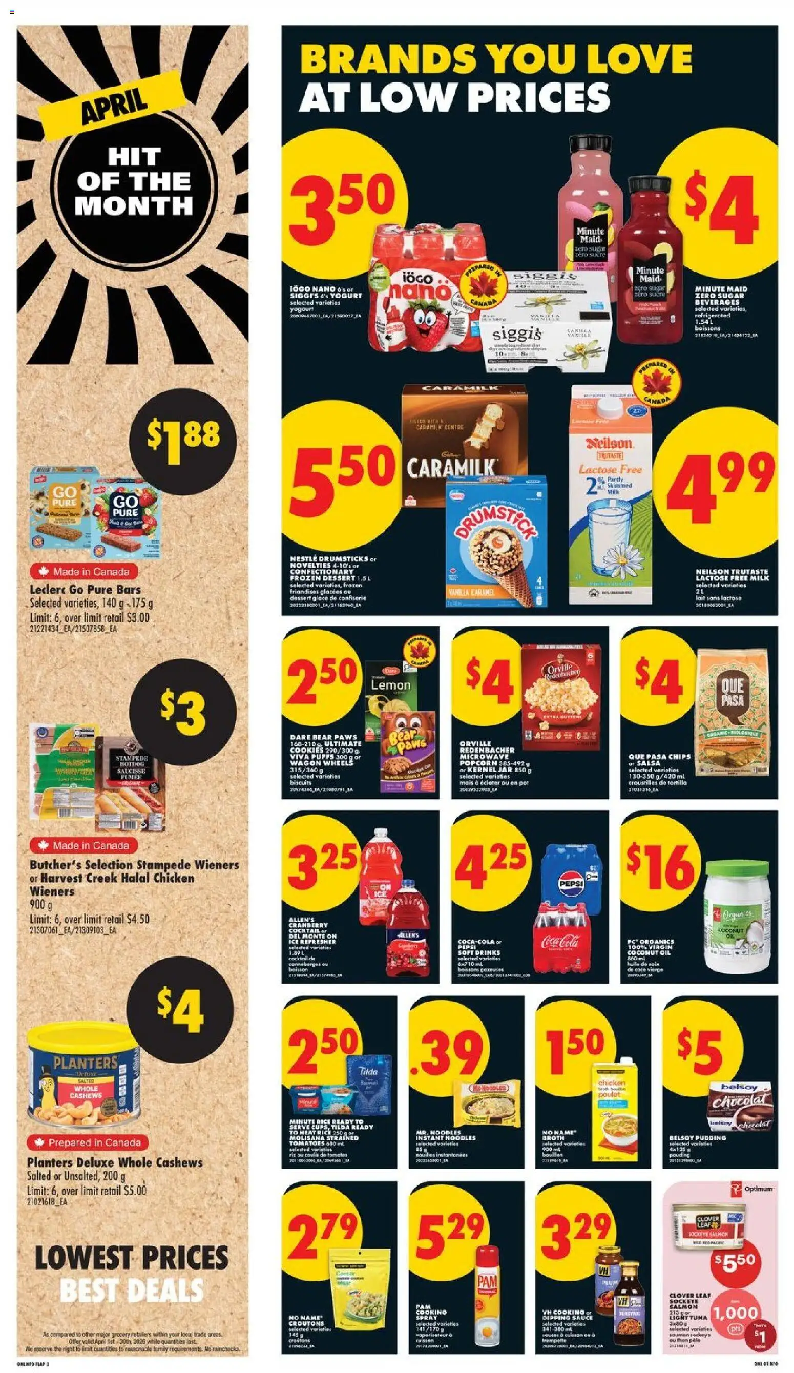 No Frills flyer valid from 30.04.2026 | Page: 5 | Products: Cookies, PC, Oil, Chicken