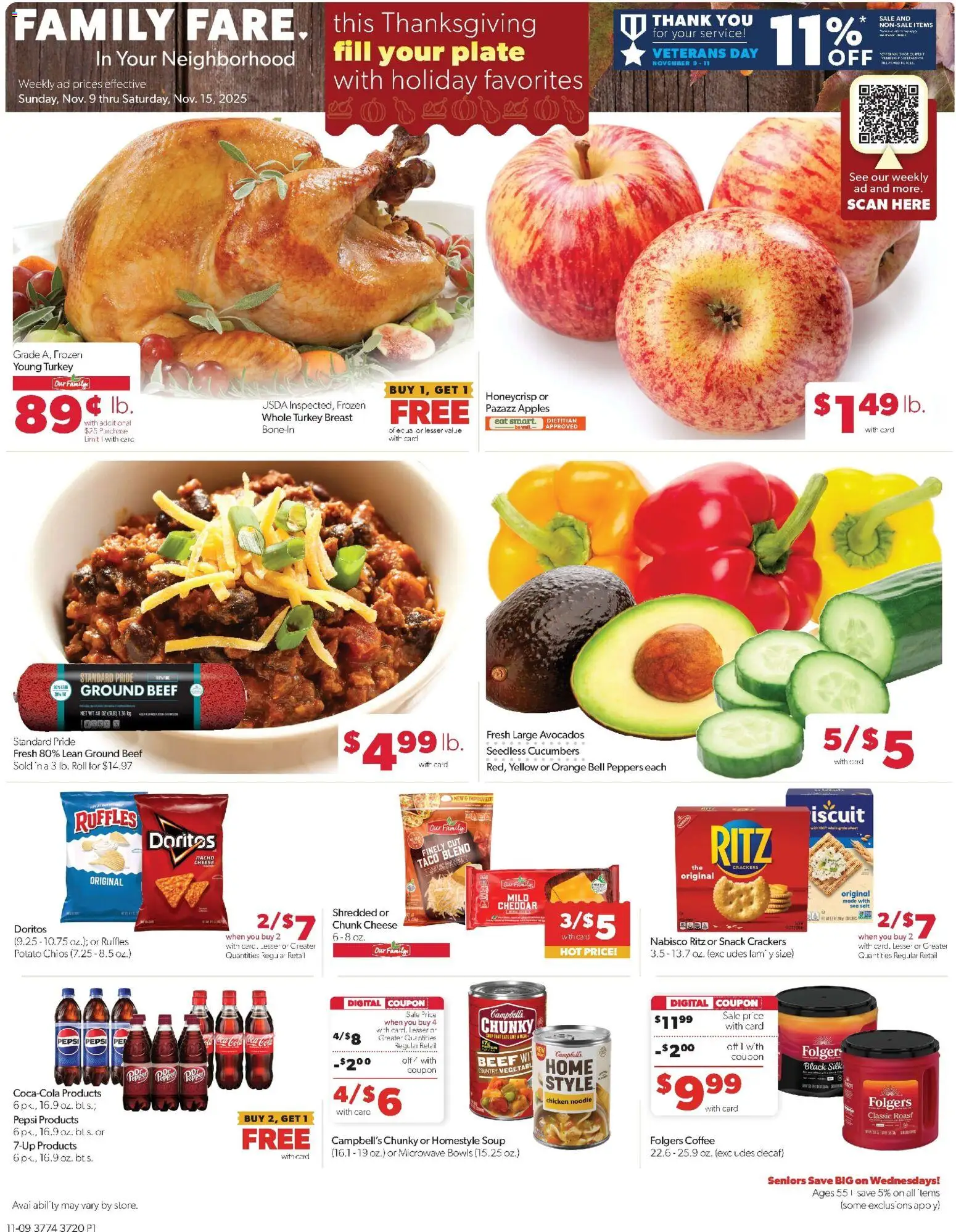 Family Fare Weekly Ad - NE - valid from 09.11.2025 | Page: 1