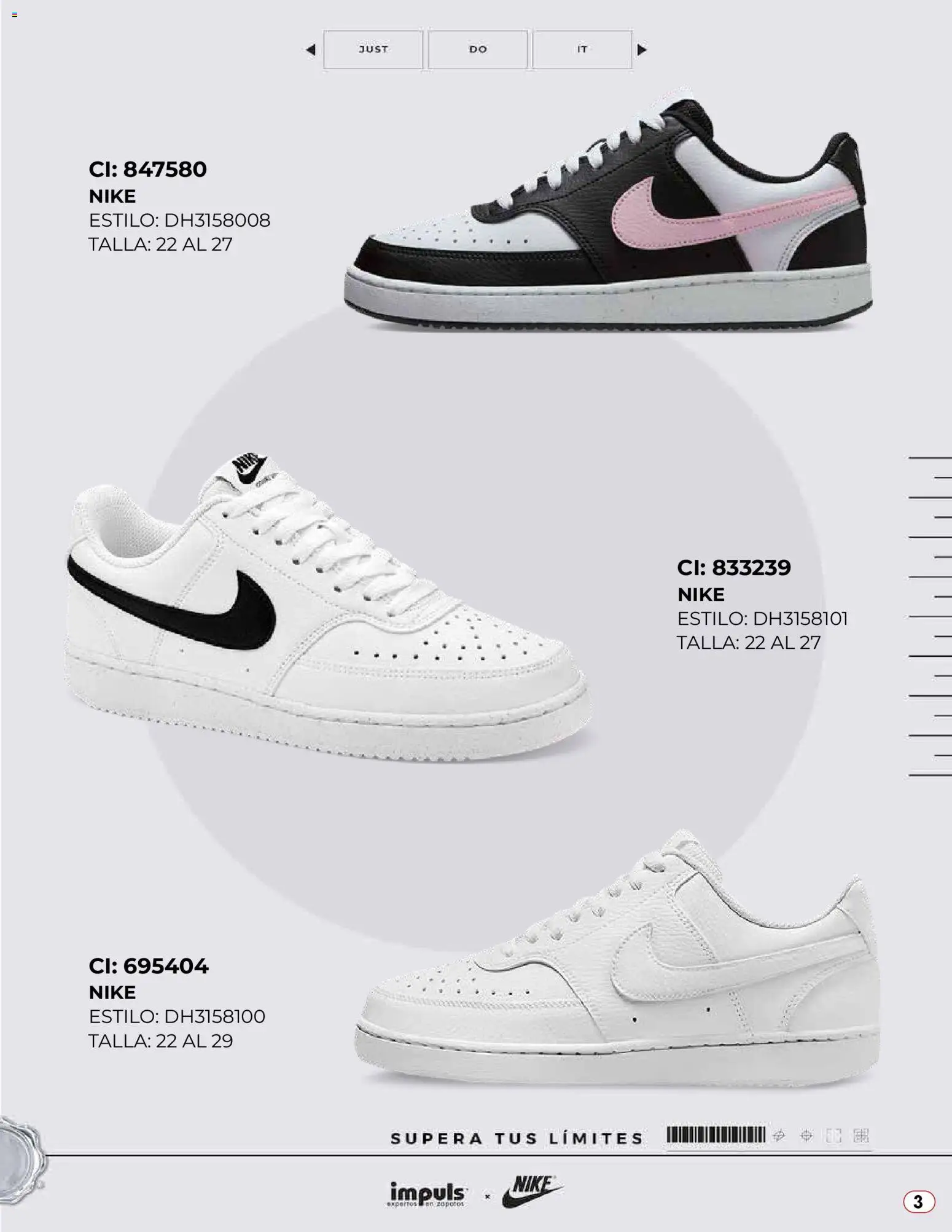 Nuevas ofertas de Impuls válidas en toda la República Mexicana desde el 04.11.2025. ¡Encuentra las mejores ofertas en Impuls catálogo De Zapatillas NIKE 2025! | Página: 3