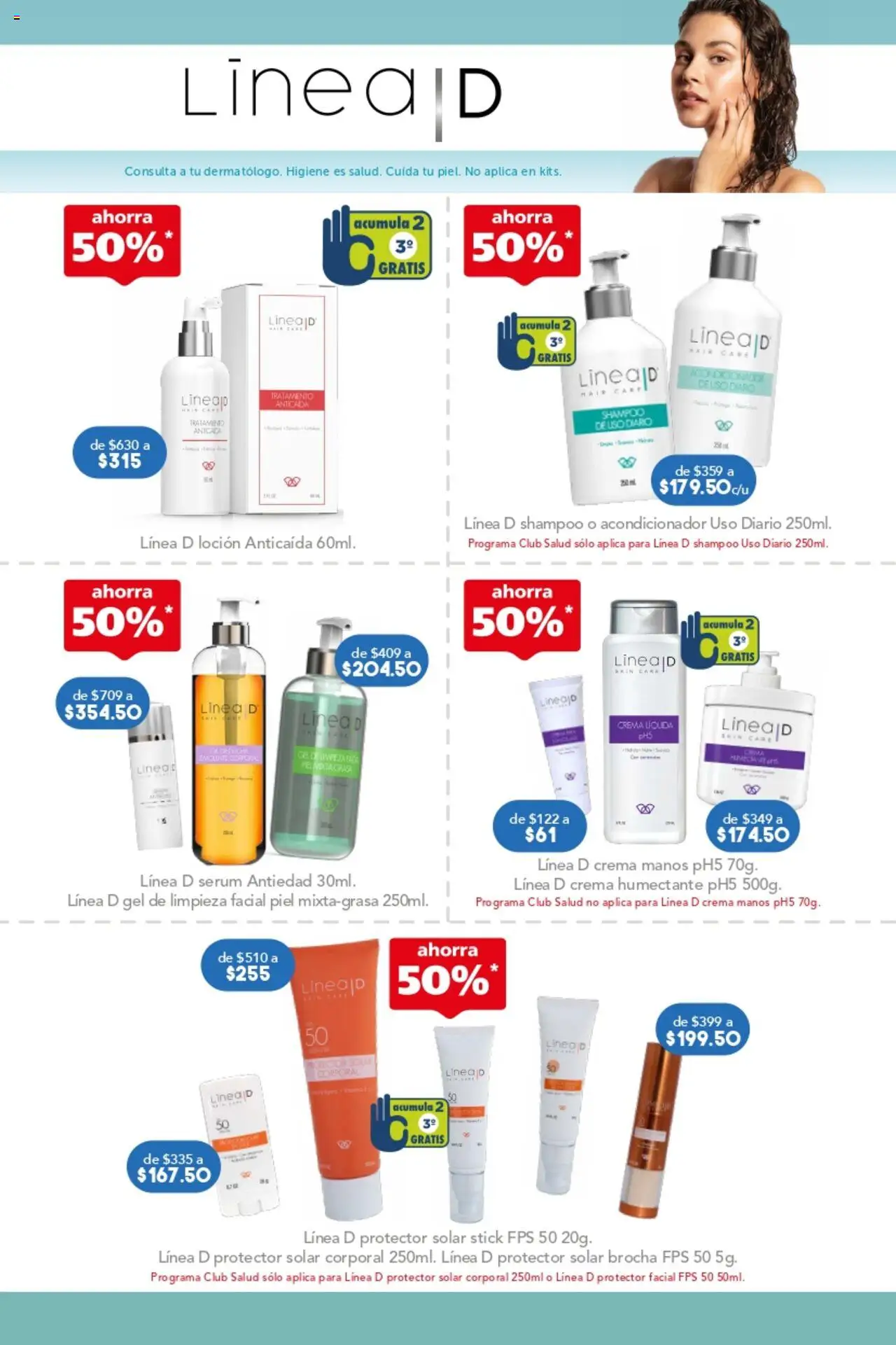 Nuevas ofertas de Farmacia San Pablo válidas en toda la República Mexicana desde el 07.09.2025. ¡Encuentra las mejores ofertas en Farmacia San Pablo - Catálogo! | Página: 14 | Productos: Serum, Crema, Loción, Protector solar