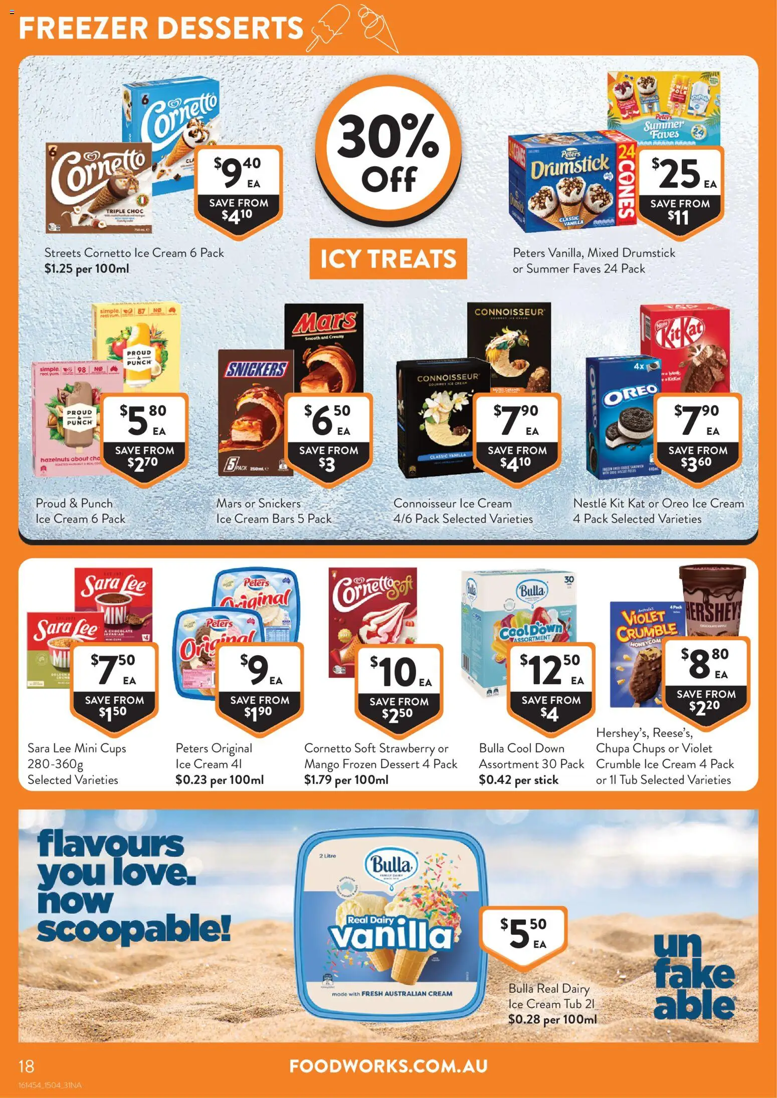 Foodworks catalogue - valid from 15.04.2026 | Page: 18 | Products: Cups, Dairy, Mango, Freezer