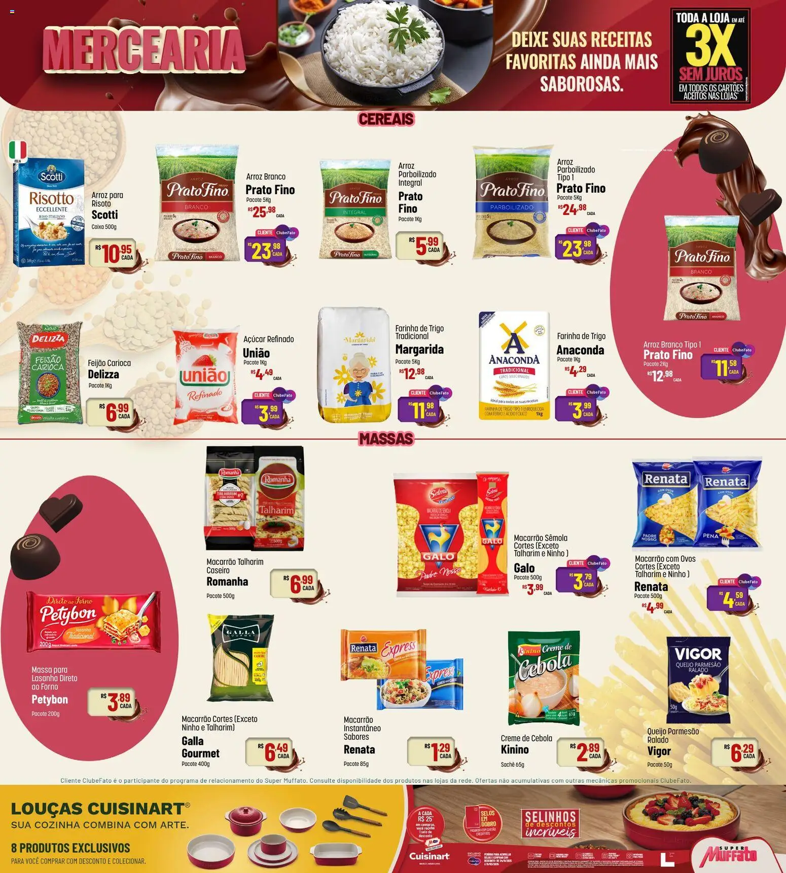 Super Muffato Folheto - válido de 05.03.2026 | Página: 6 | Produtos: Talharim, Cebola, Caixa, Queijo