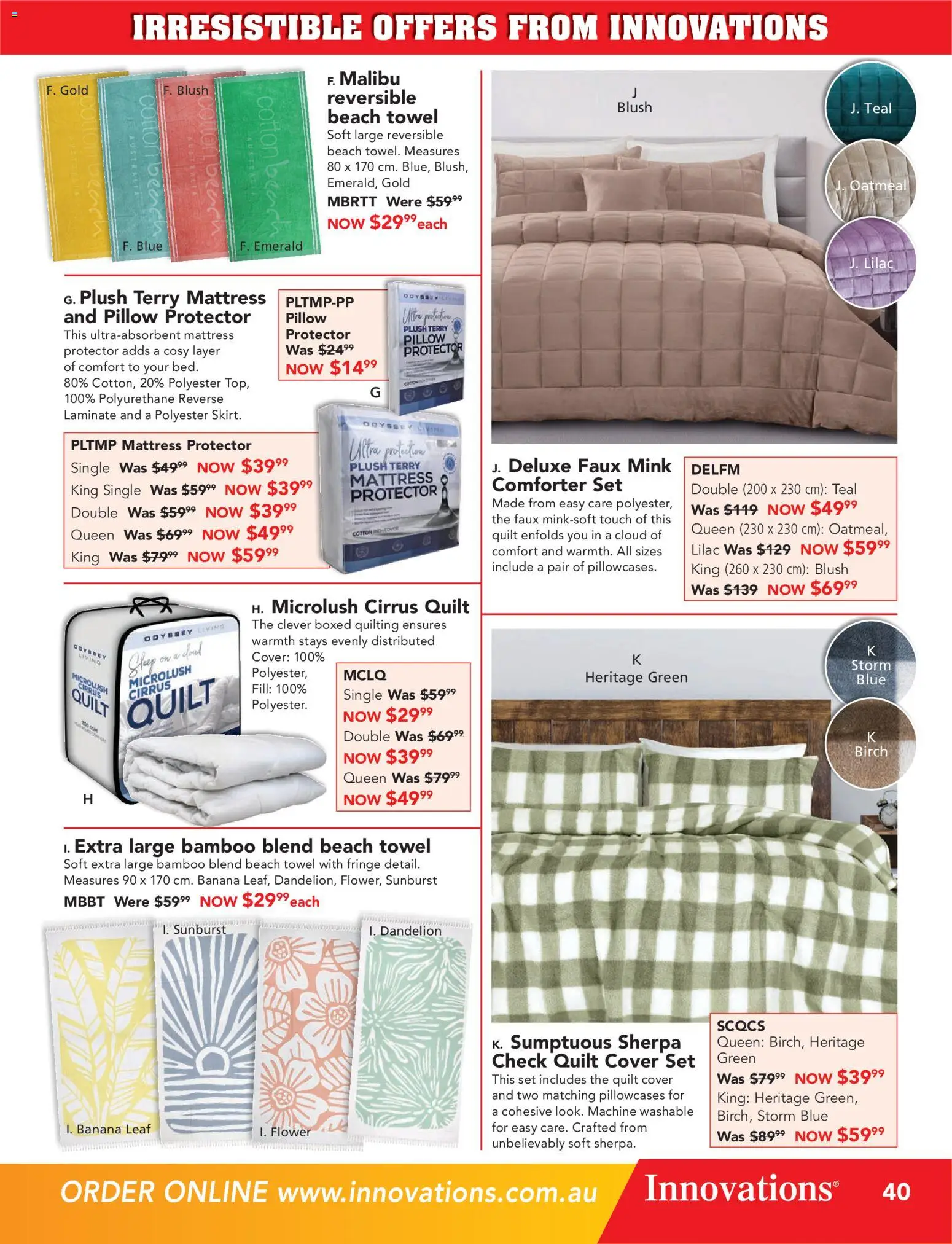 Innovations catalogue - valid from 09.12.2025 | Page: 9 | Products: Emerald, Blush, Terry, Mattress