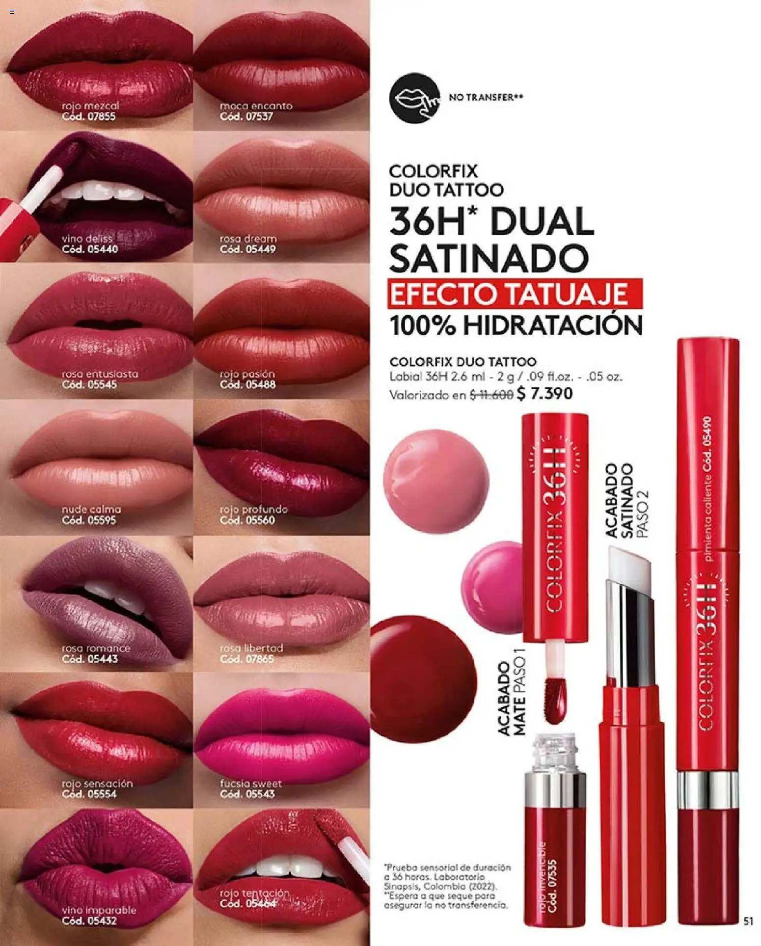Catálogo Ésika Campaña 18 │ válido desde el 01.12.2025 | Página: 51 | Productos: Pimienta, Mate, Vino, Labial