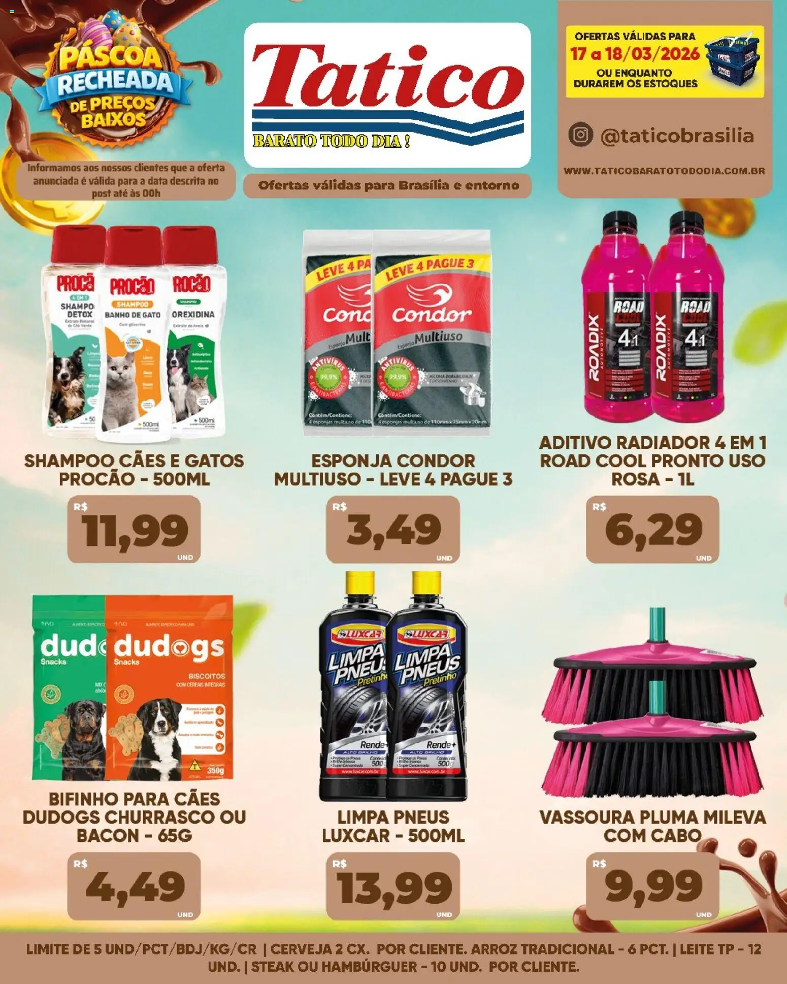 Tatico Folheto - válido de 17.03.2026 | Página: 23 | Produtos: Shampoo, Arroz, Biscoitos, Cabo