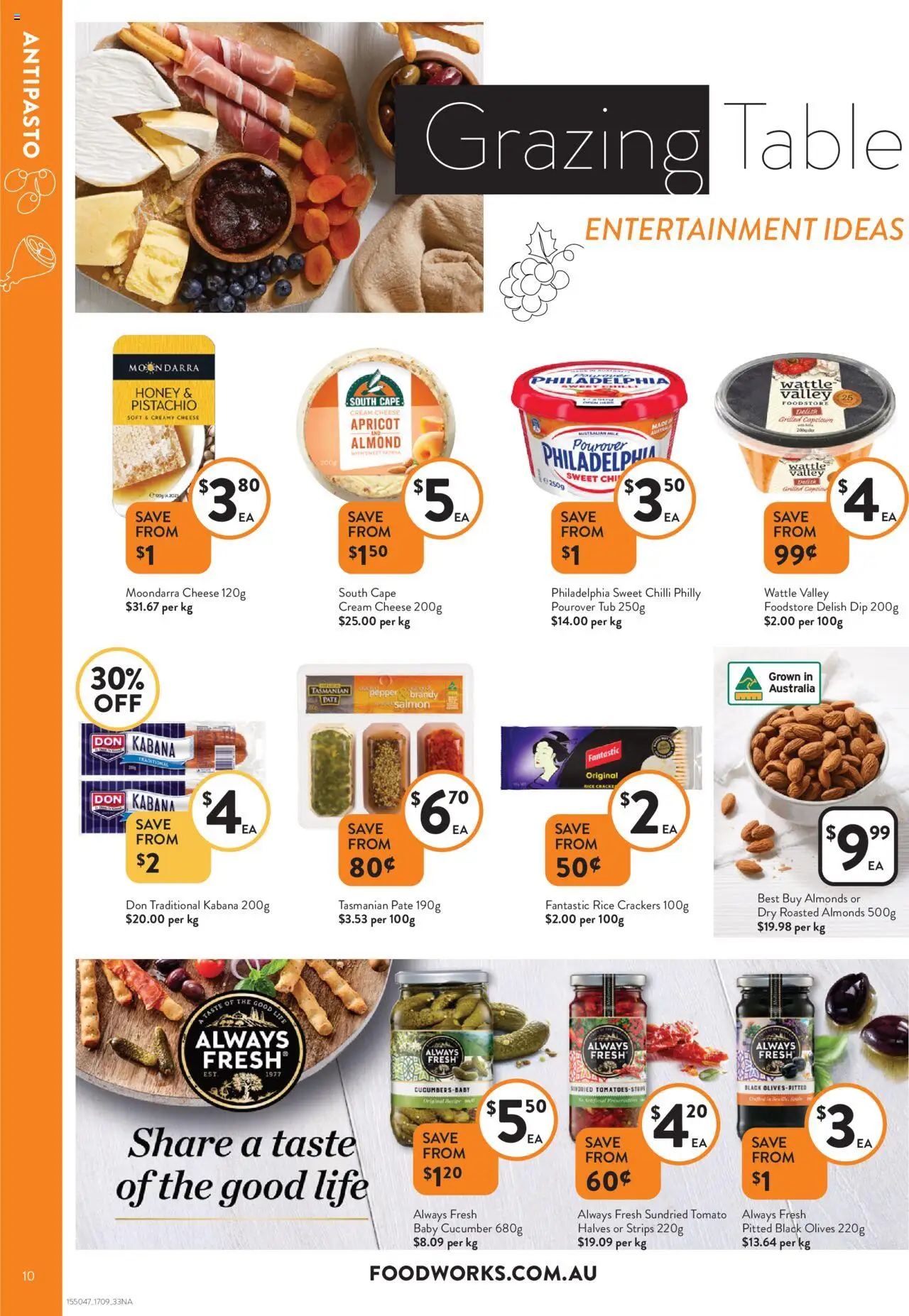 Foodworks catalogue - valid from 17.09.2025 | Page: 10 | Products: Almonds, Cheese, Rice, Chilli