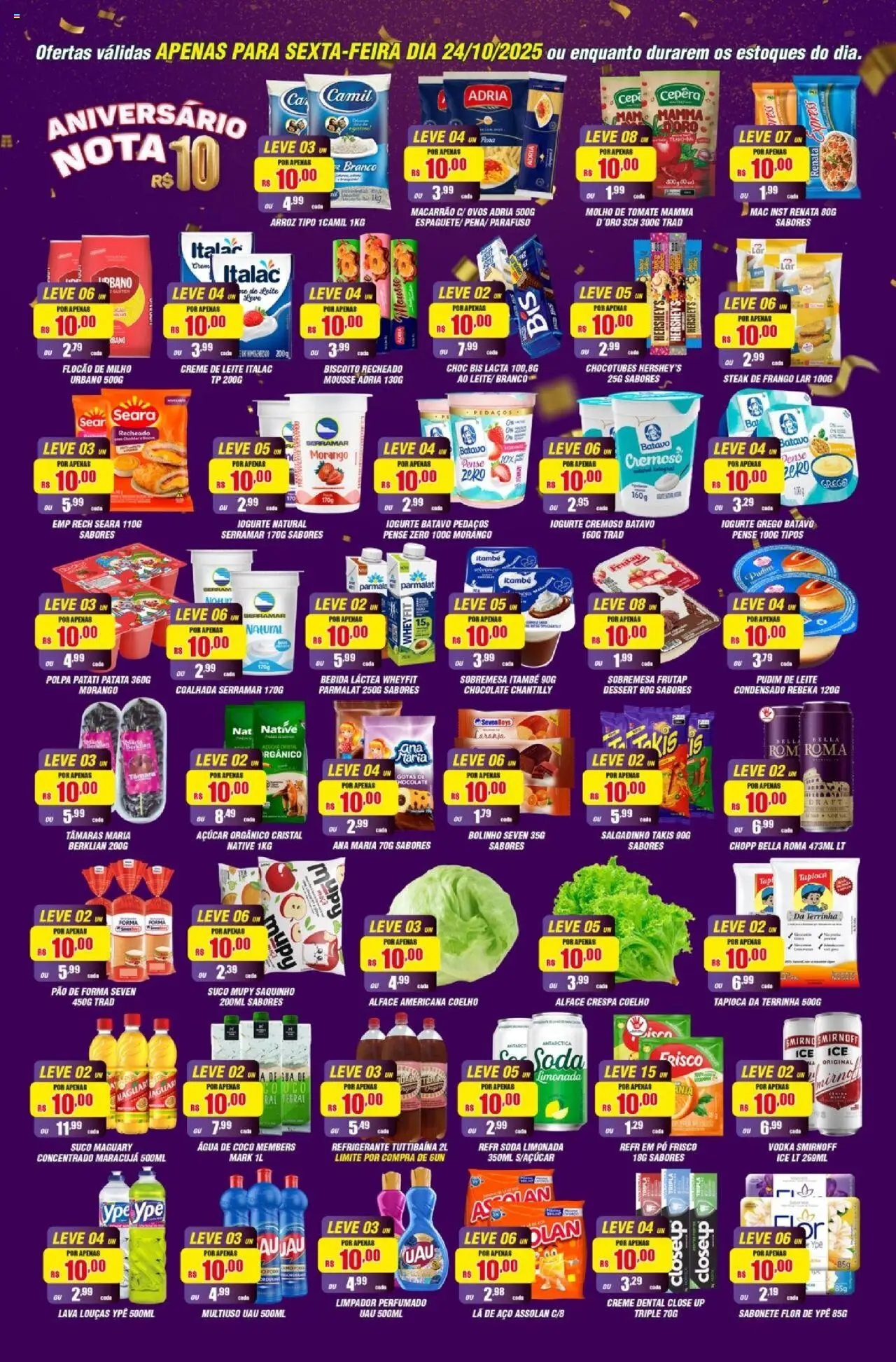 Violeta Supermercados Folheto - válido de 21.10.2025 | Página: 3 | Produtos: Biscoito, Ovos, Suco, Biscoito recheado