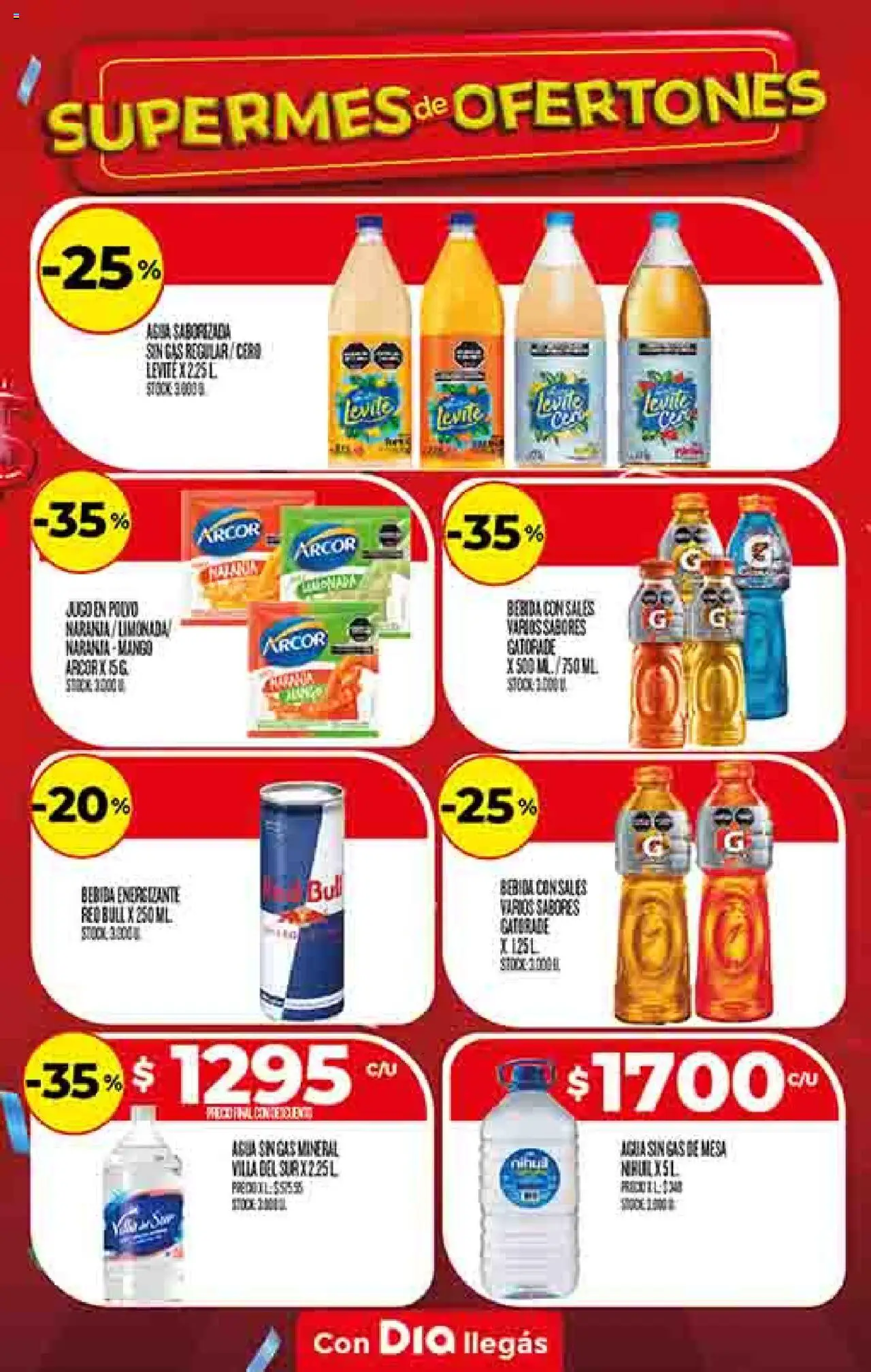 Supermercado DIA Ofertas │ válido desde el 01.10.2025 | Página: 19 | Productos: Mesa, Agua, Sales, Agua saborizada