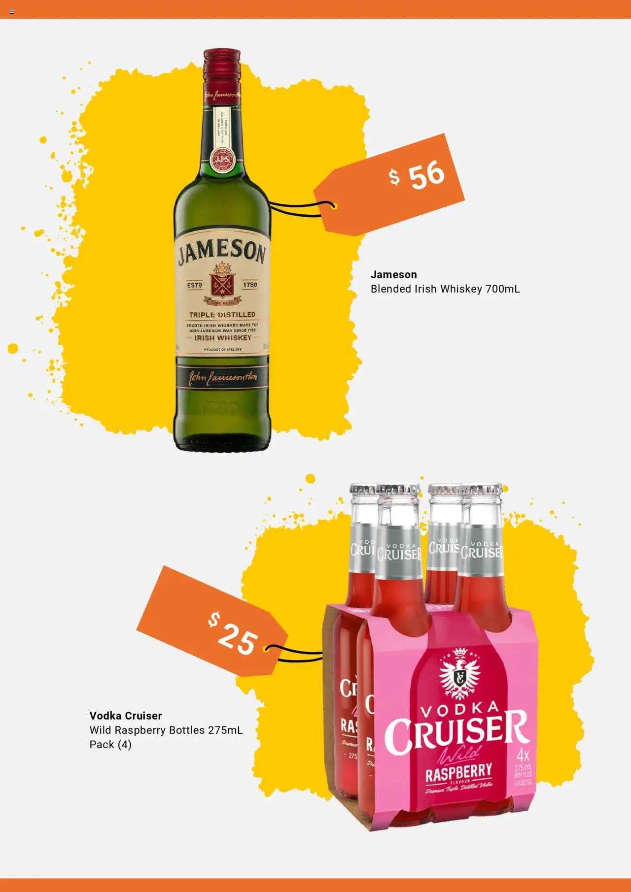 BWS catalogue - valid from 01.10.2025 | Page: 2 | Products: Vodka, Whiskey, Raspberry