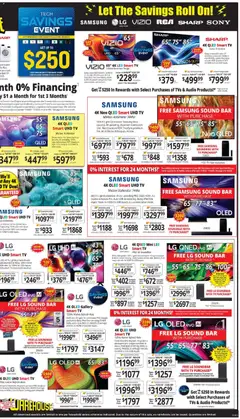 Preview of ABC Warehouse weekly ads valid from 28.11.2025 | Page: 3 | Products: Mattress, Tv, Audio, Usb