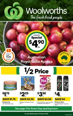 Preview of Woolworths catalogue FNQ - valid from 22.04.2026