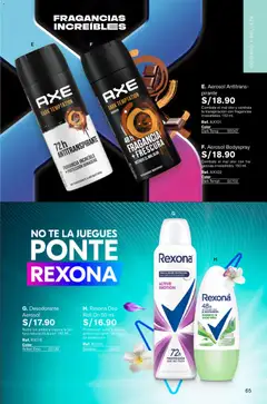 Vista previa de folleto Leonisa - Catálogo de la Leonisa válido desde 16.01.2026 | Página: 65 | Productos: Desodorante, Antitranspirante, Chocolate, Té