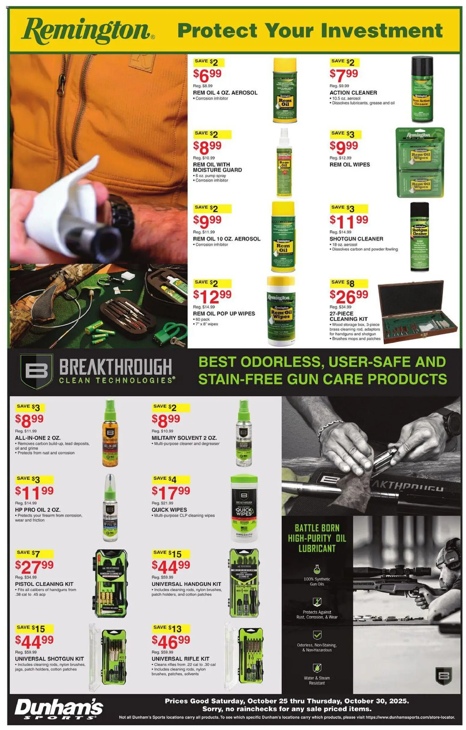 Dunham's Sports Weekly Ad - valid from 25.10.2025 | Page: 3 | Products: Brushes, Pump, Powder, Handgun