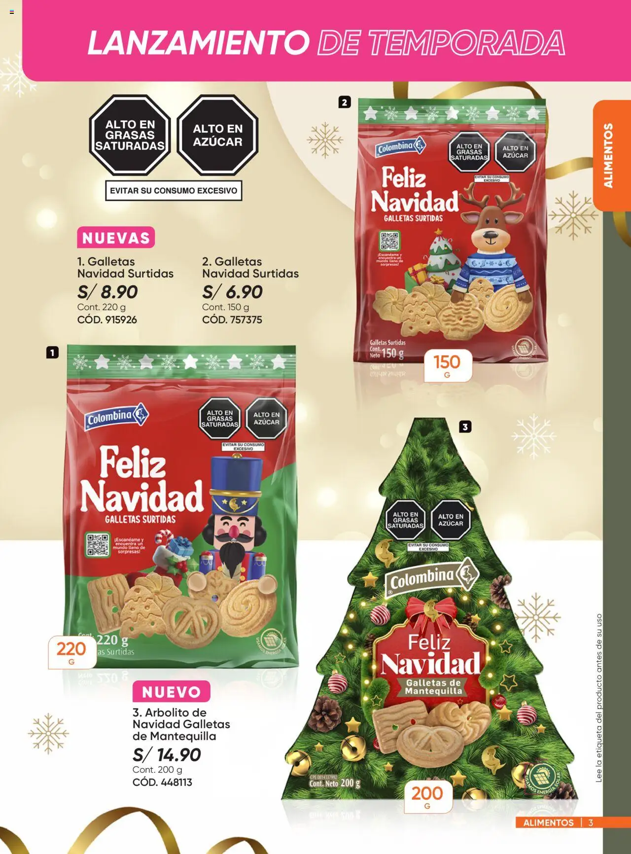 Catálogo Azzorti válido desde 15.10.2025 | Página: 3 | Productos: Mantequilla, Galletas