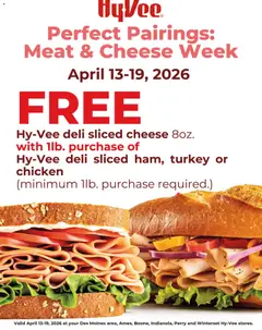 Preview of HyVee weekly ads valid from 13.04.2026