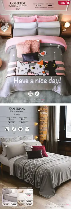 Vista previa de Colchas Concord catálogo, nuevo folleto de la tienda, válido en México a partir del 01.02.2026 | Página: 153 | Productos: Cobertor, Juego, Vino, Sabanas