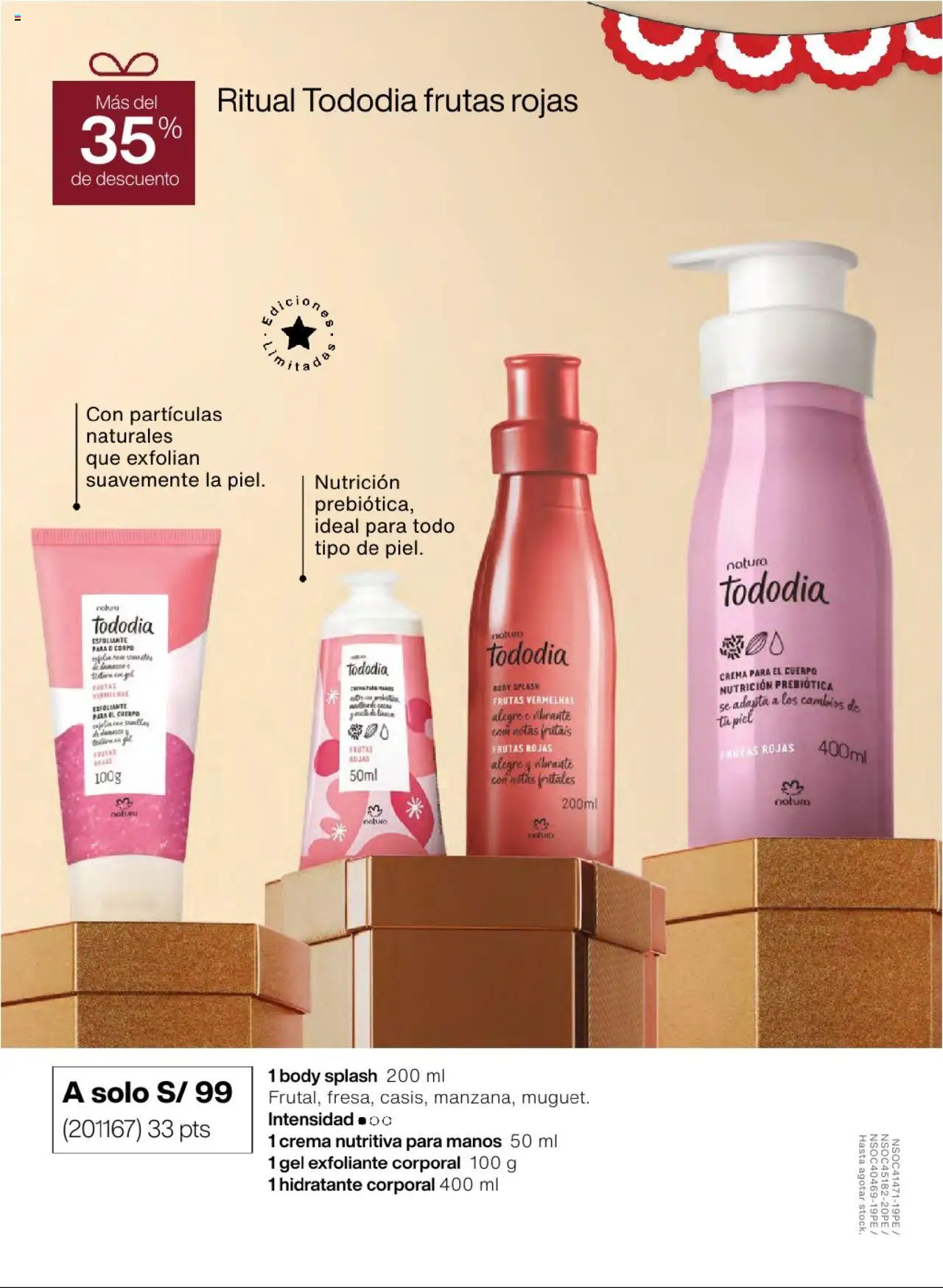 Catálogo Natura válido desde 01.07.2025 | Página: 26 | Productos: Exfoliante, Crema para el cuerpo, Crema