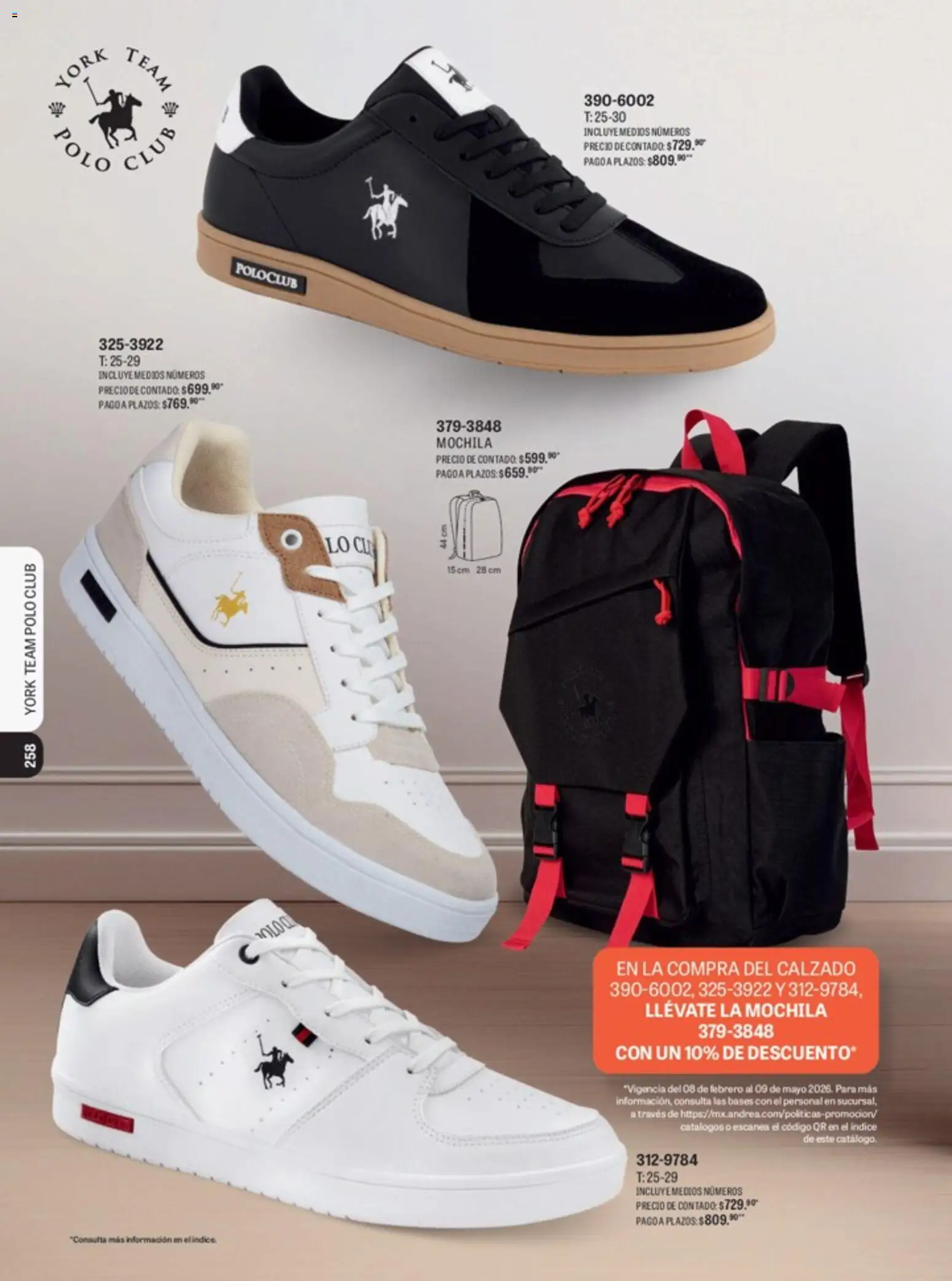 Nuevas ofertas de Andrea válidas en toda la República Mexicana desde el 15.04.2026. ¡Encuentra las mejores ofertas en Andrea catálogo Lo mejor en marcas! | Página: 209 | Productos: Mochila