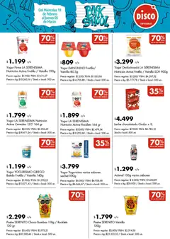 Vista previa Disco - FOLLETO VUELTA AL COLE MASIVOS válido desde el 18.02.2026 | Página: 8 | Productos: Frutilla, Banana, Leche, Yogur