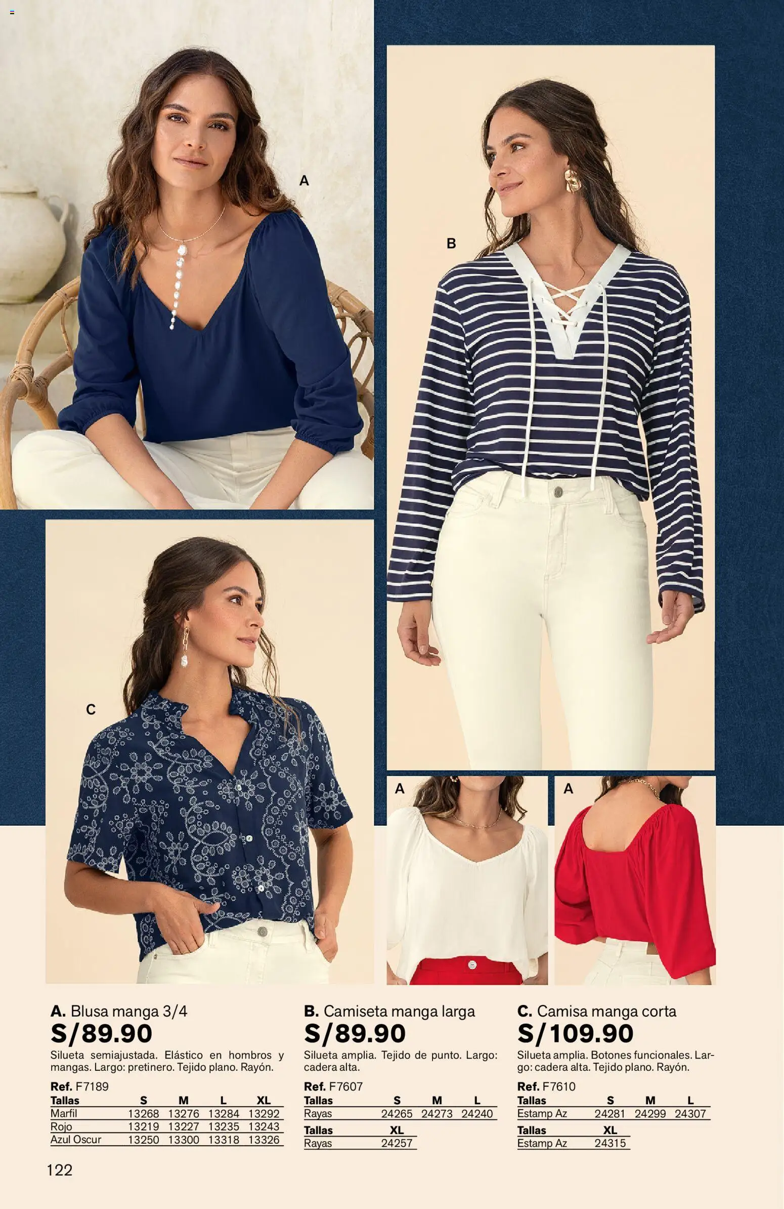 Catálogo Leonisa válido desde 07.04.2026 | Página: 122 | Productos: Blusa, Camisa