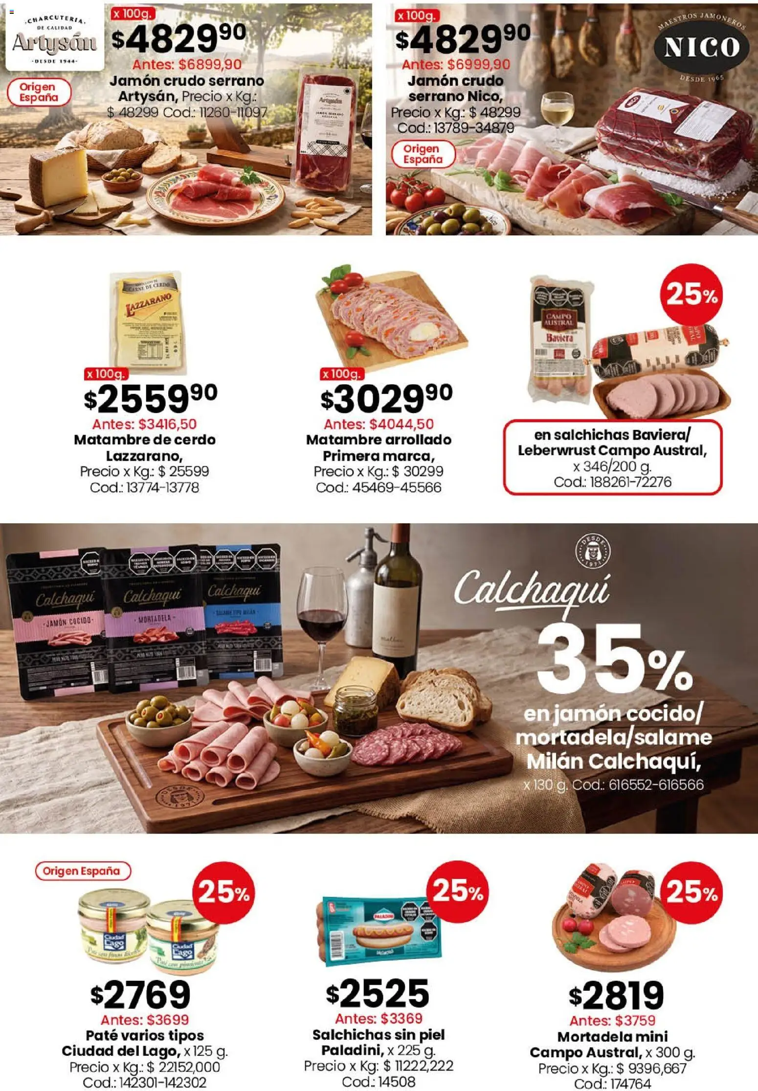 Coto - Ofertas │ válido desde el 20.04.2026 | Página: 10 | Productos: Jamón cocido, Jamón crudo, Mortadela, Cerdo