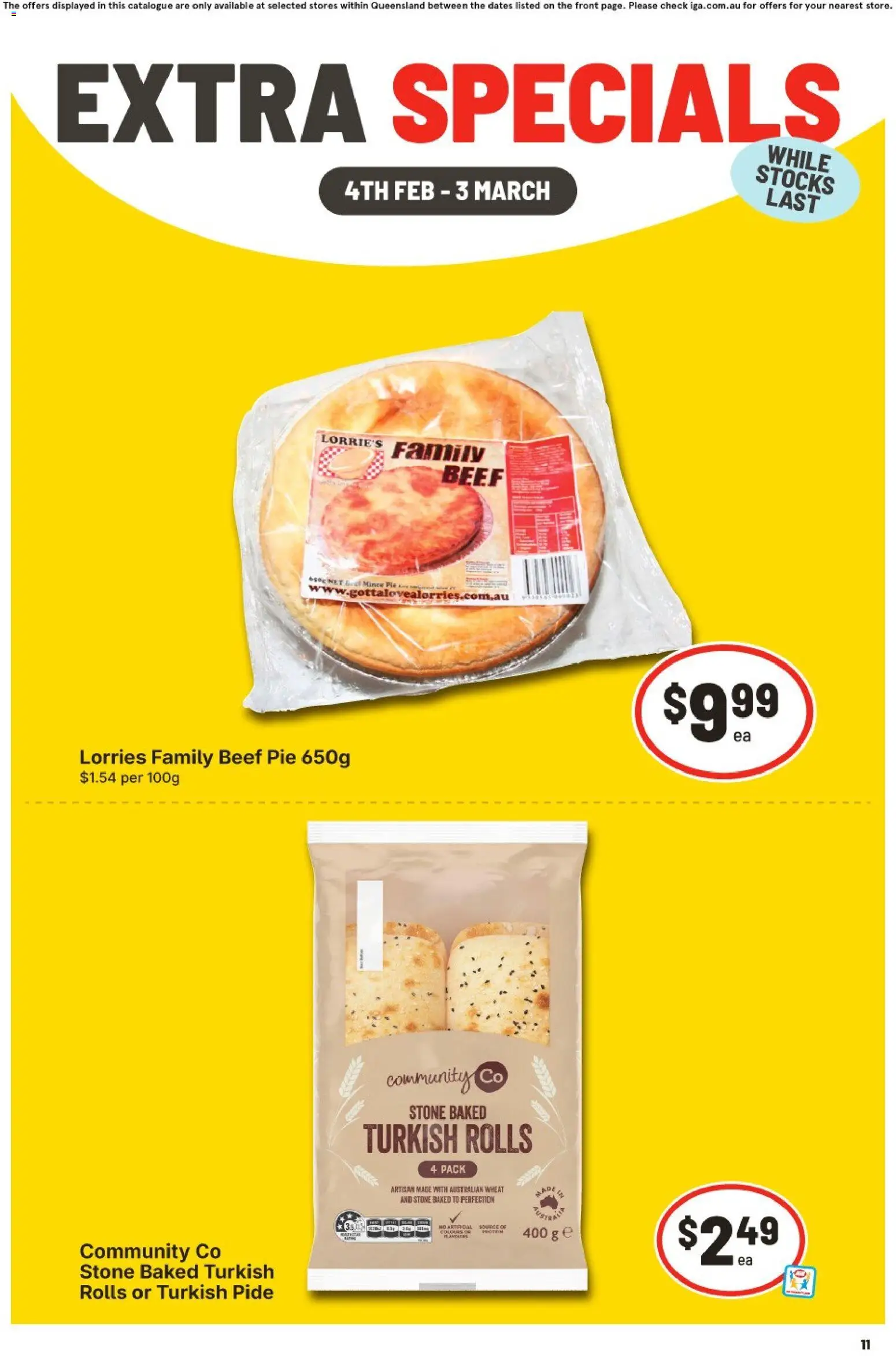 IGA catalogue - valid from 04.02.2026 | Page: 4 | Products: Beef, Wheat