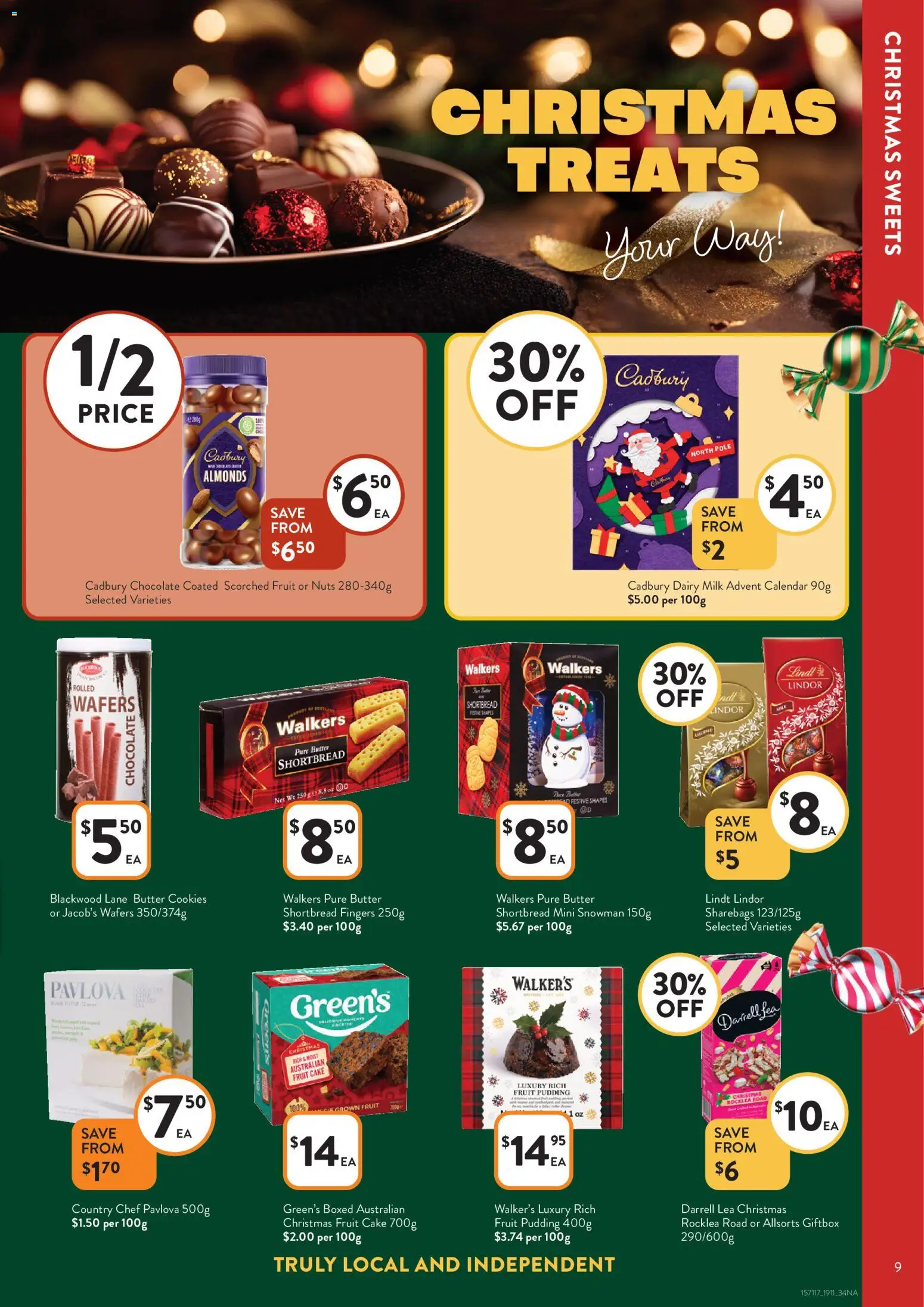 Foodworks catalogue - valid from 19.11.2025 | Page: 9 | Products: Butter, Nuts, Pudding, Pavlova