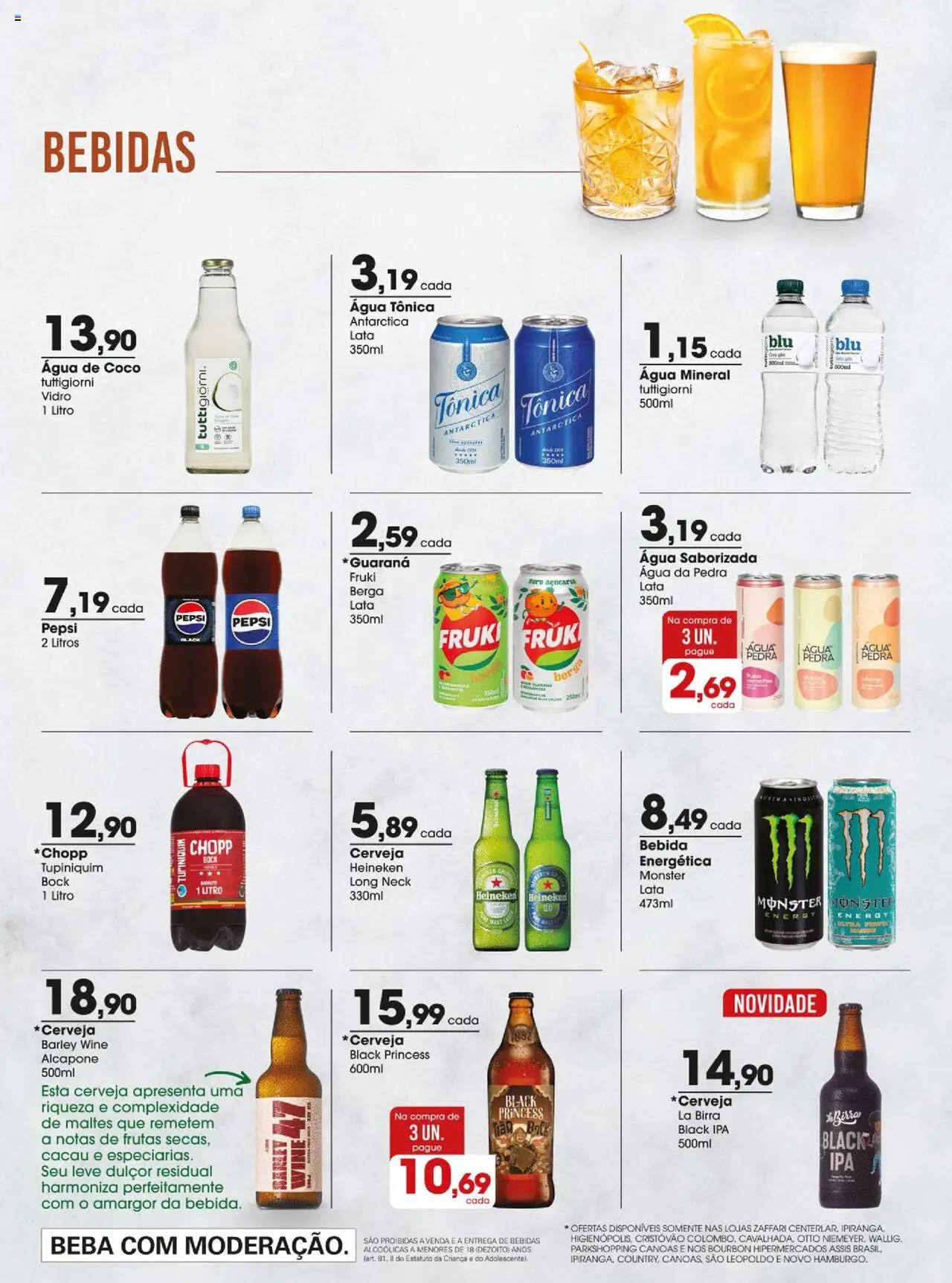 Zaffari Folheto - válido de 17.06.2025 | Página: 15 | Produtos: Coco, Água de coco, Bebida, Água mineral