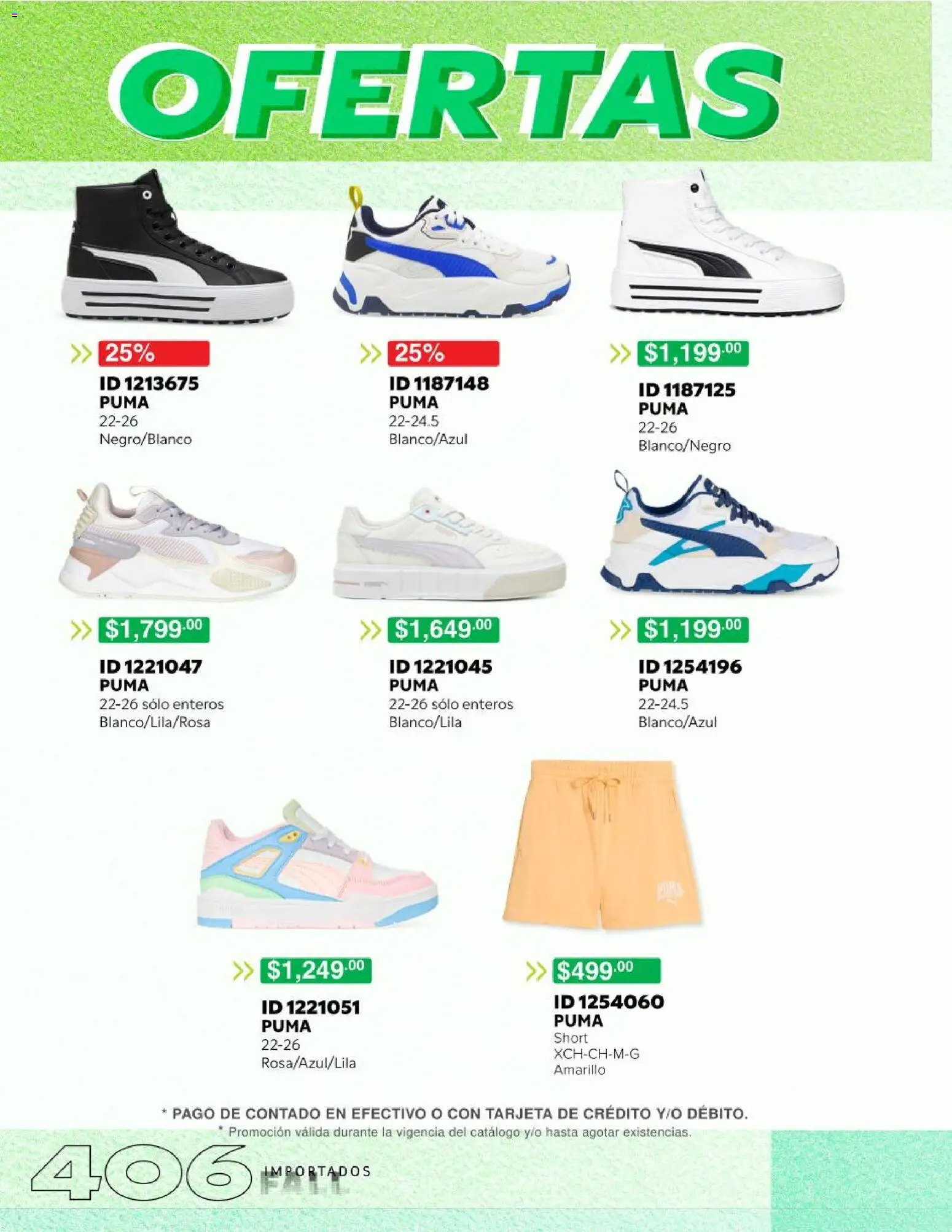 Nuevas ofertas de Price Shoes válidas en toda la República Mexicana desde el 22.10.2025. ¡Encuentra las mejores ofertas en Price Shoes catálogo Fall Importados Ofertas! | Página: 21 | Productos: Short