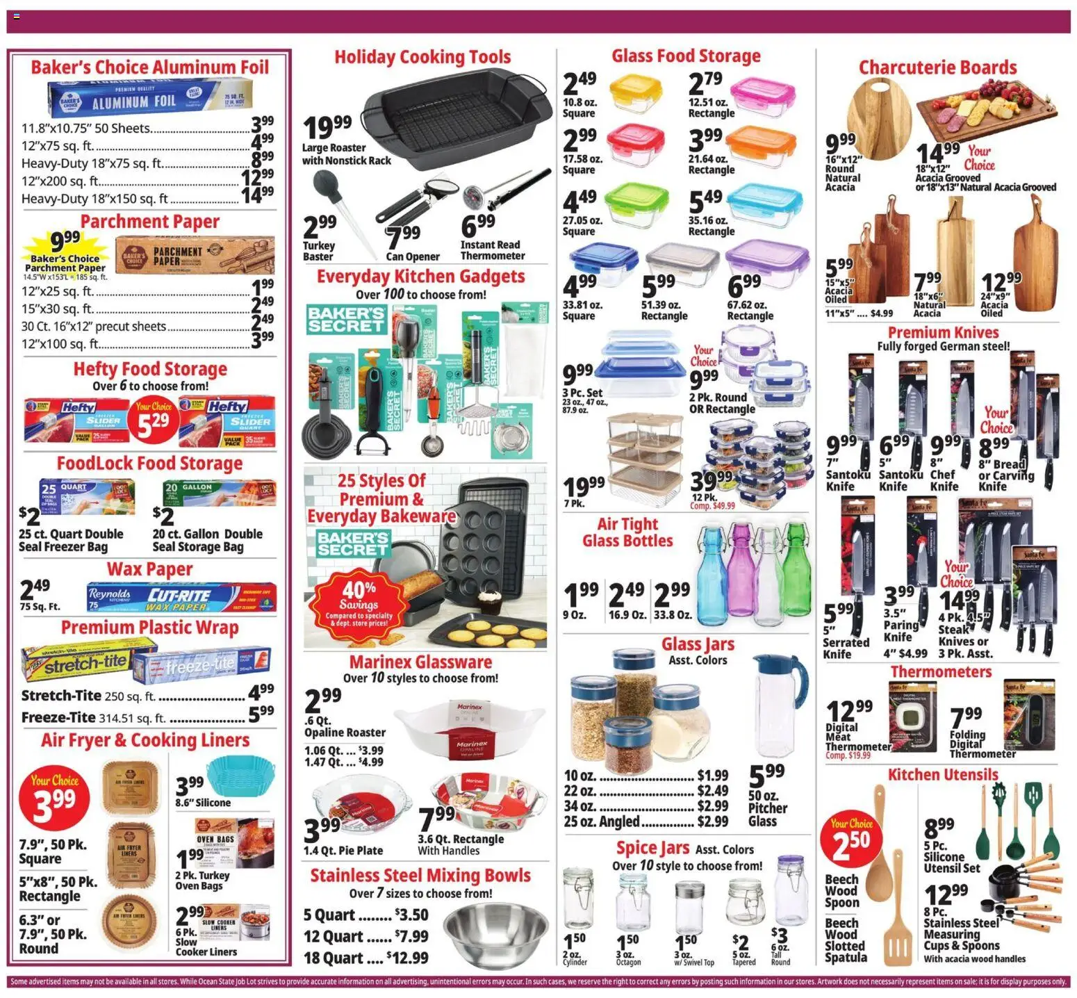 Ocean State Job Lot Weekly Ad - valid from 13.11.2025 | Page: 8 | Products: Cooker, Bread, Bag, Thermometer