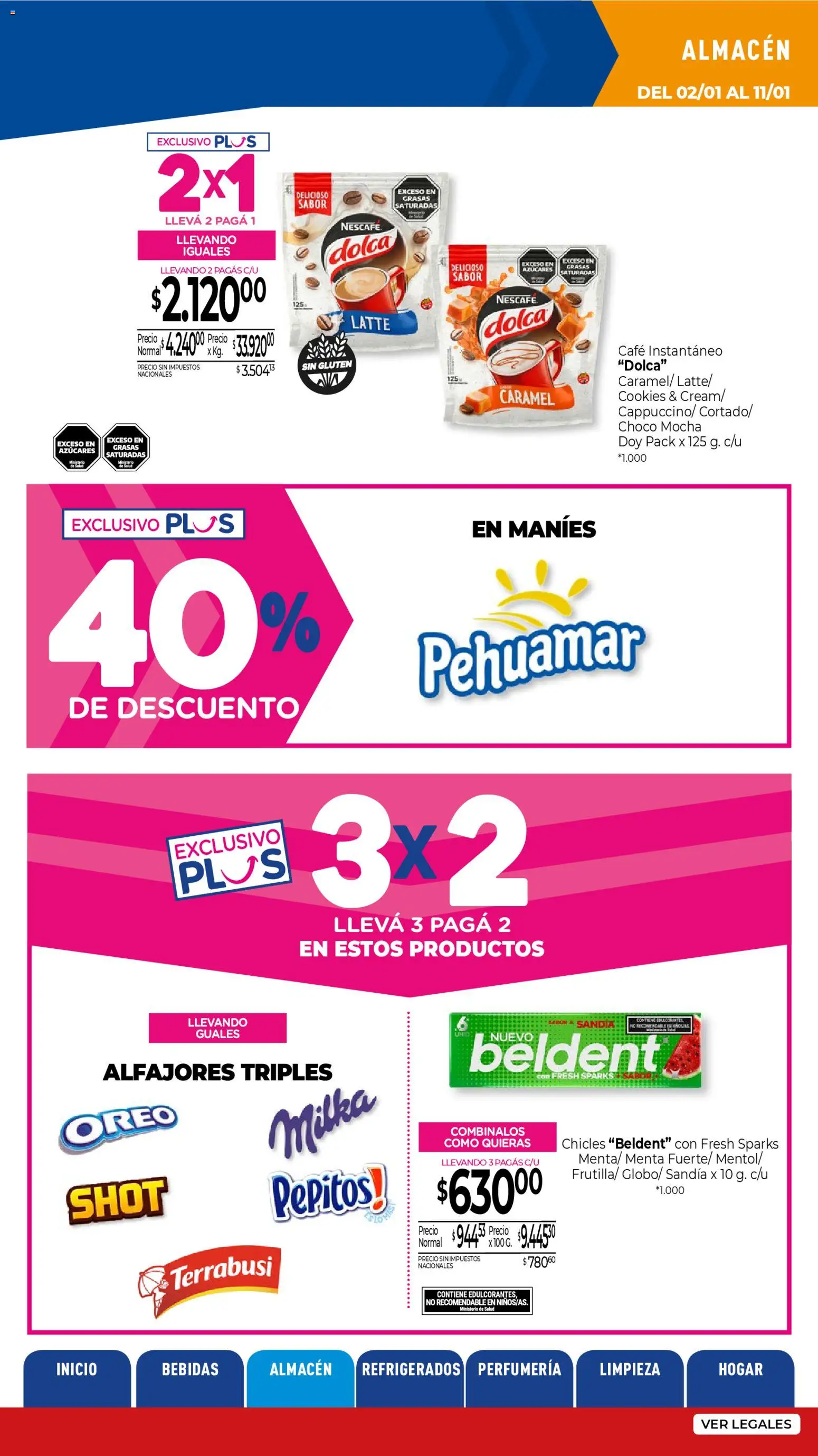 La Anonima catálogo │ válido desde el 02.01.2026 | Página: 8 | Productos: Chicles, Sandía, Café