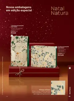 Natura - Ciclo 18/2025 - Pré-Visualização do folheto da loja Natura, válido de 30.10.2025 | Página: 39