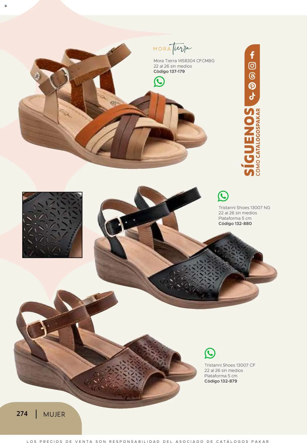 Nuevas ofertas de SC Pakar válidas en toda la República Mexicana desde el 24.07.2025. ¡Encuentra las mejores ofertas en SC Pakar Catálogo Mujer otoño / invierno! | Página: 274